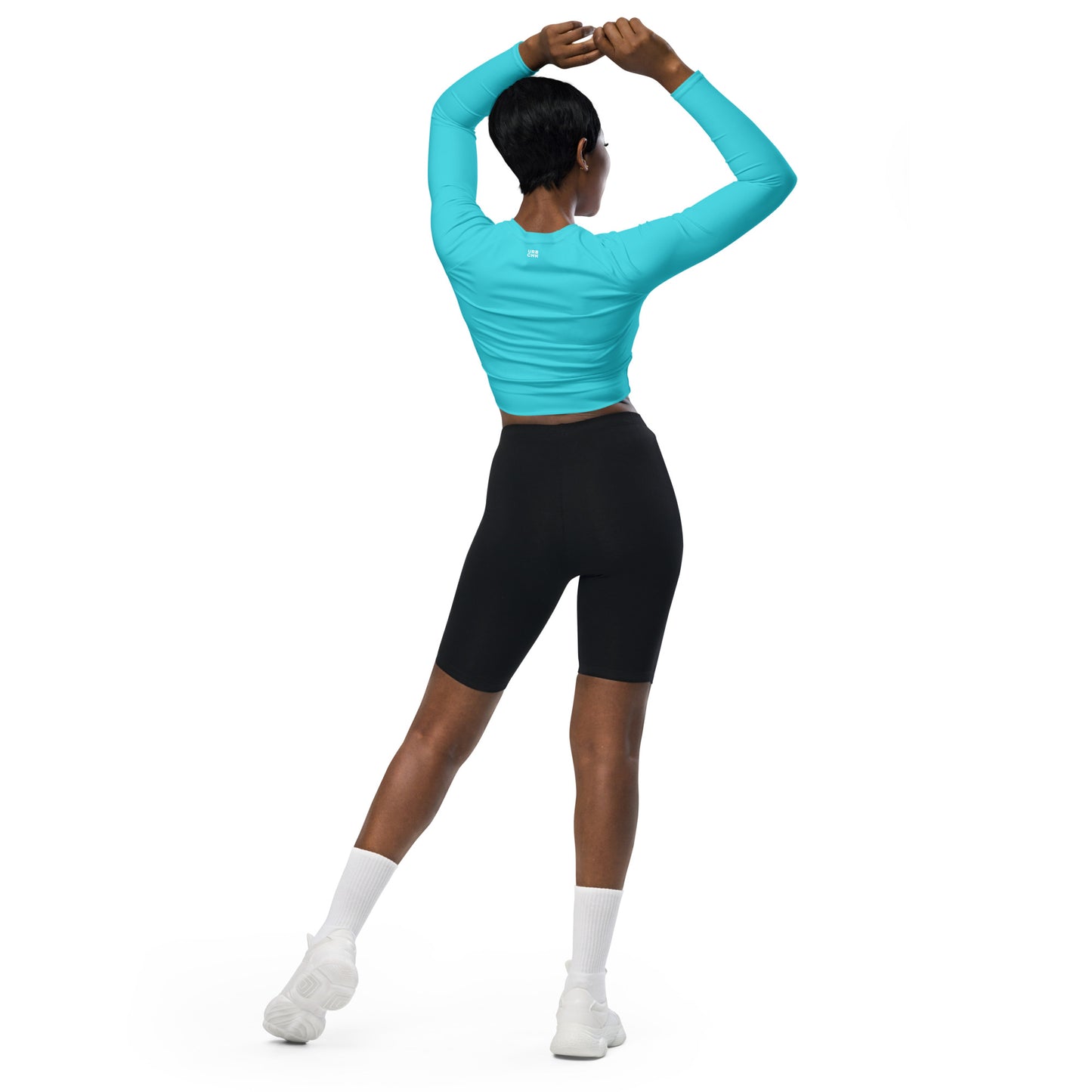 UrbanityChek® LONG SLEEVE ATHLETIC CROP TOP