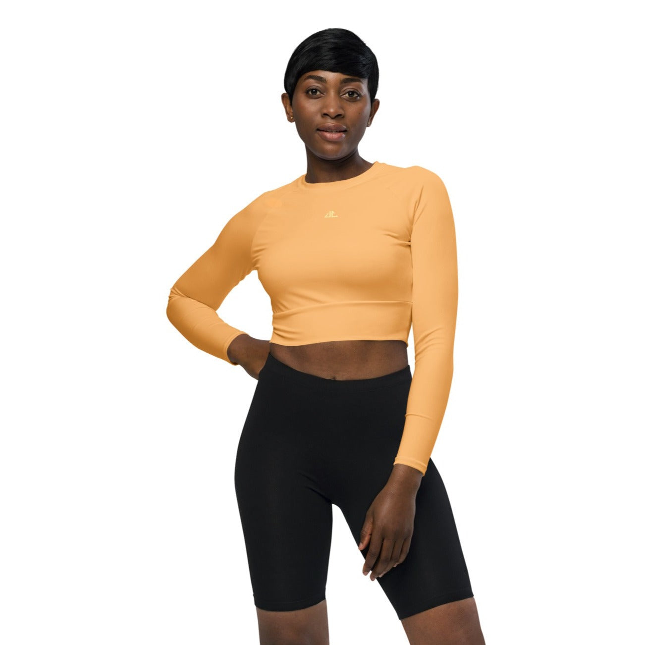 RECYCLE ECO LONG SLEEVE ACTIVE CROP TOP