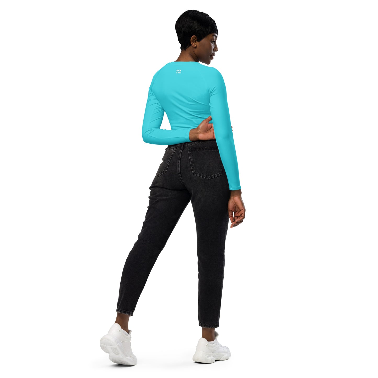 UrbanityChek® LONG SLEEVE ATHLETIC CROP TOP