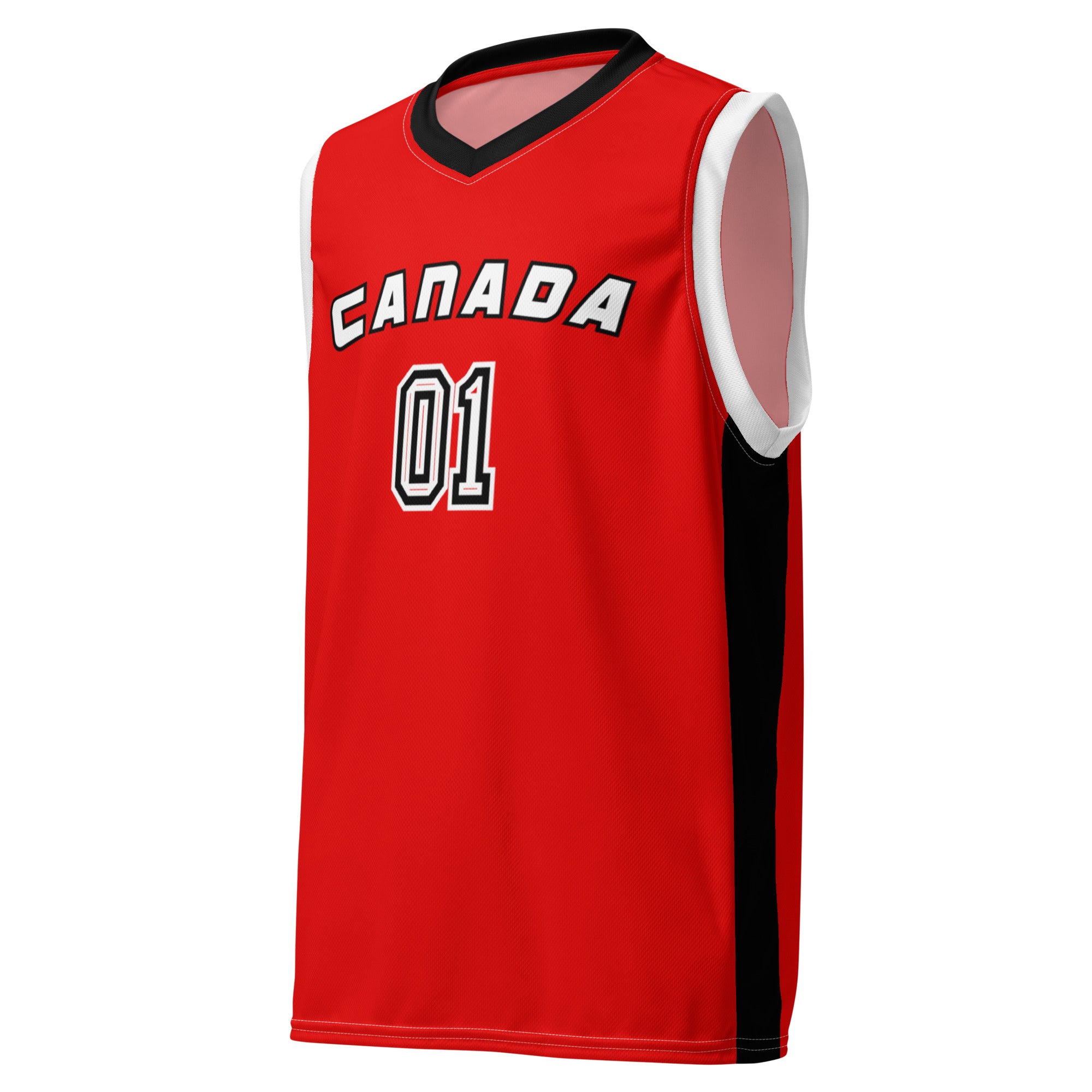 CANADA BASKETBALL JERSRY MOISTURE WICKING MATERIAL