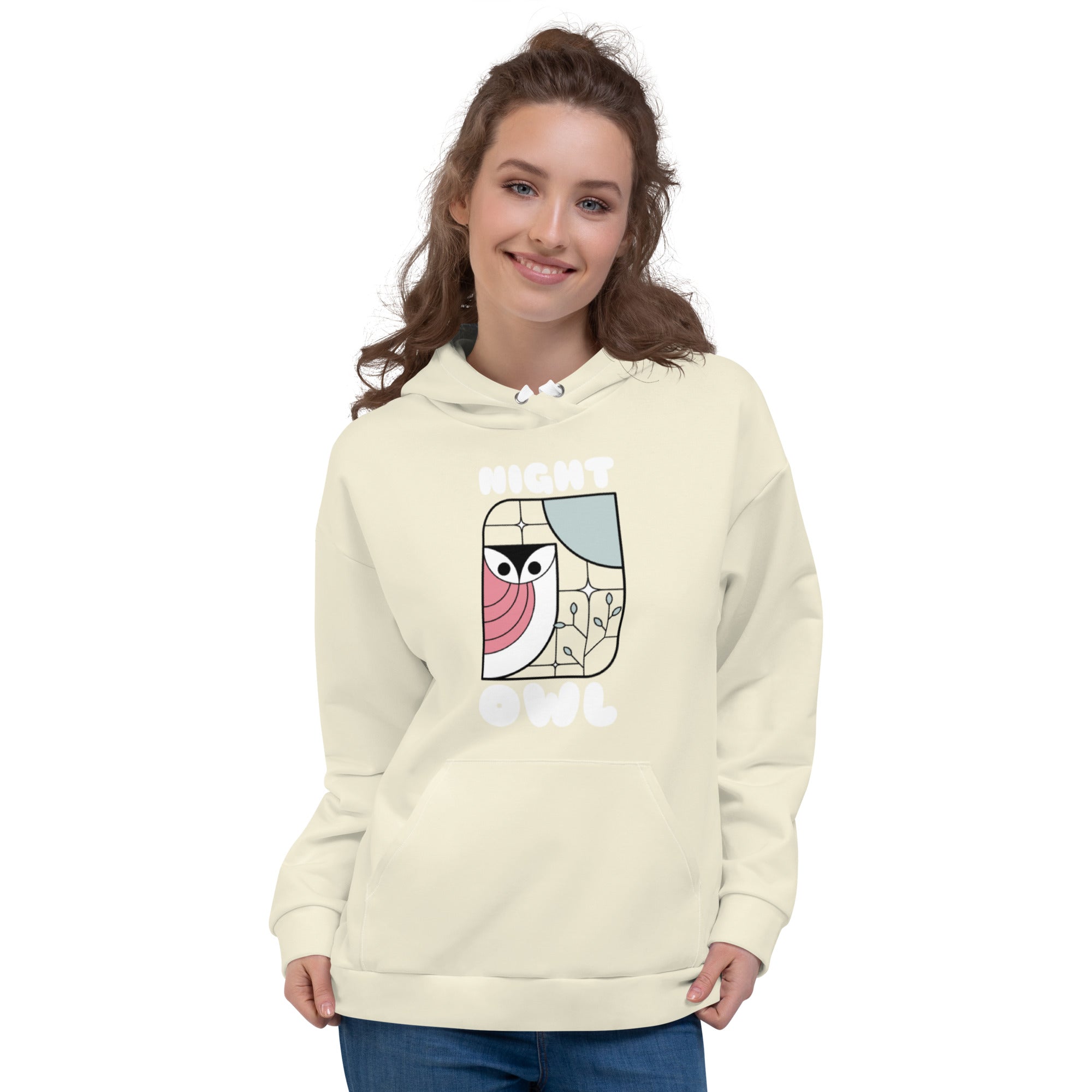 URBANITY CHEK PULLOVER HOODIE NIGH OWL