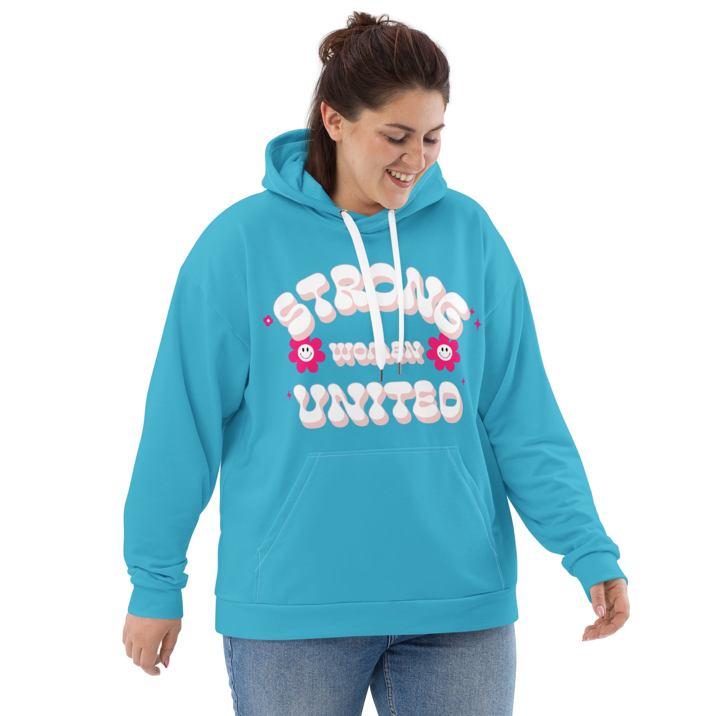 URBANITYCHEK HOODIE FOR WOMEN STRONG WOMEN UNITED