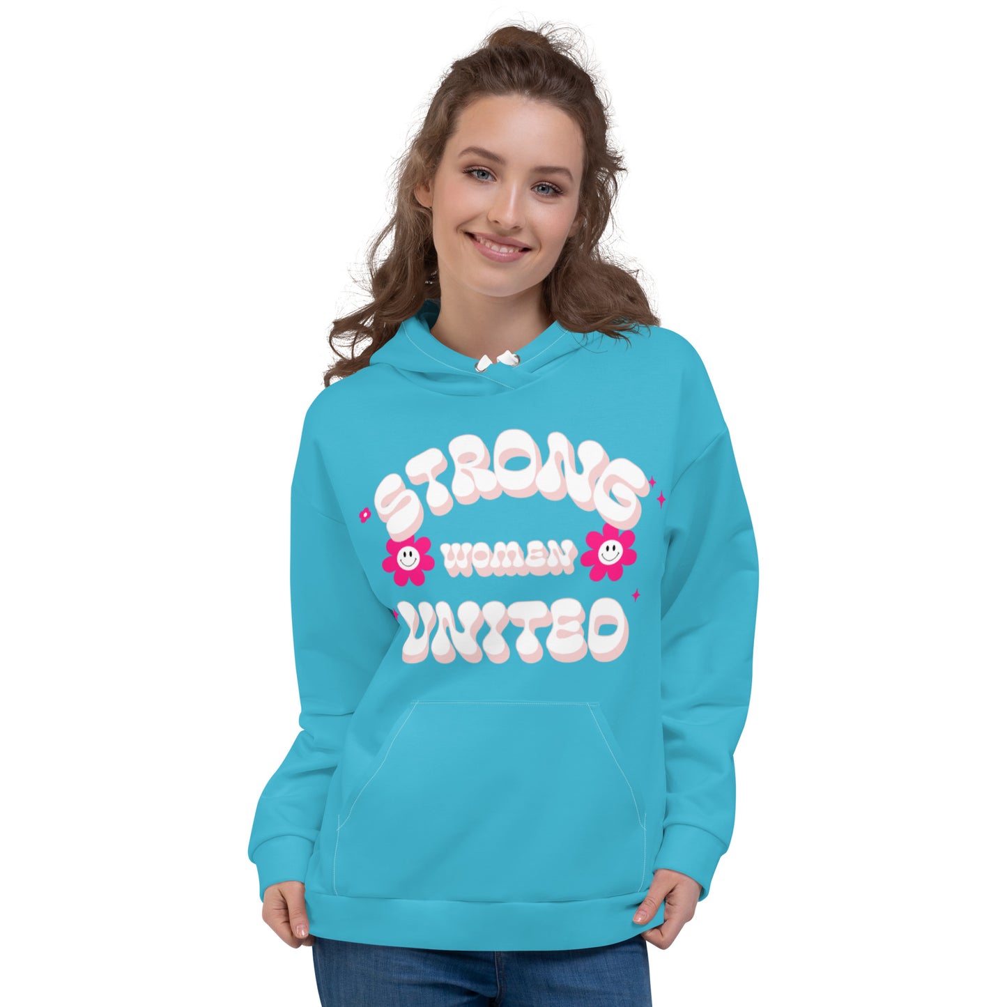 URBANITYCHEK HOODIE FOR WOMEN STRONG WOMEN UNITED