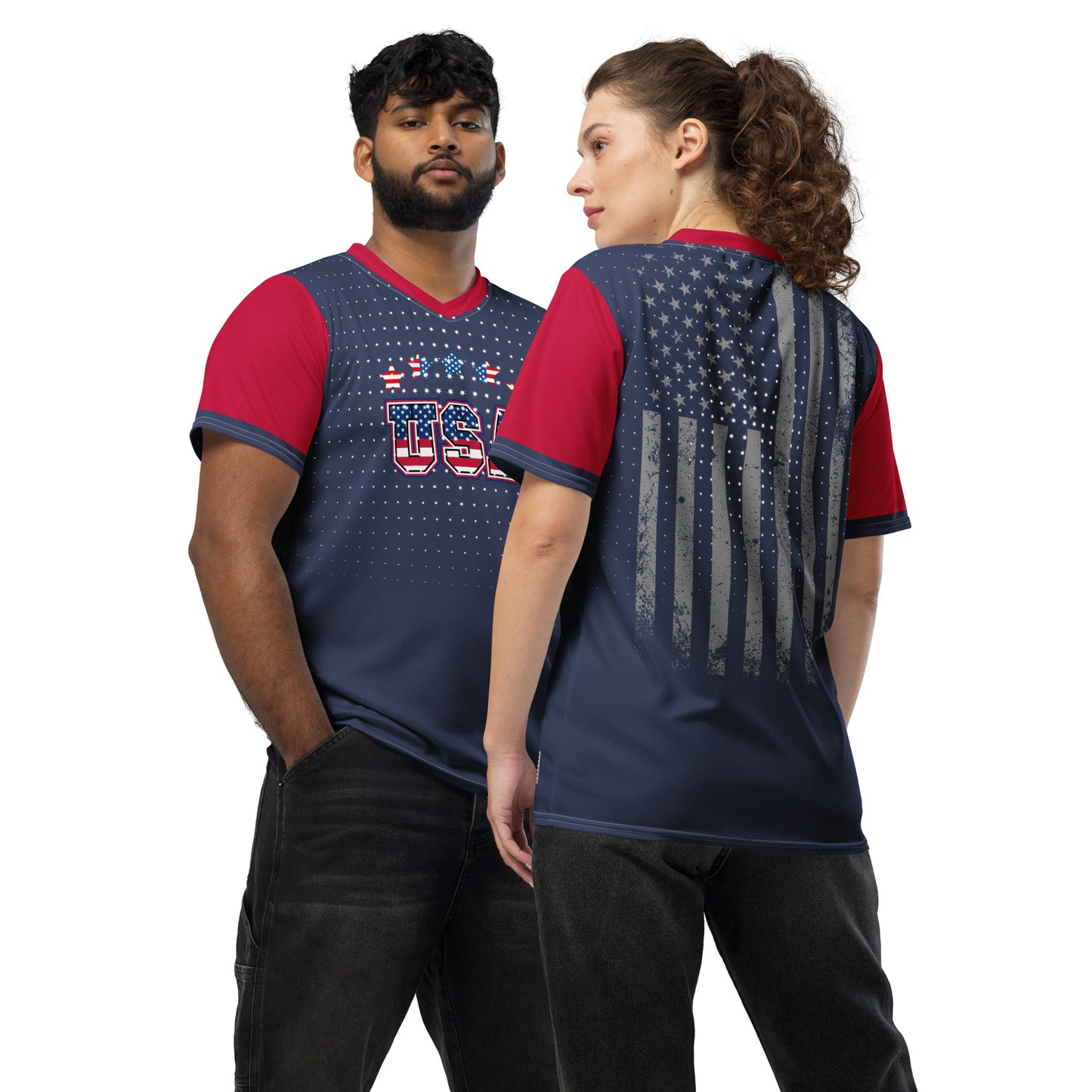 USA SPORTS JERSEY UNISEX ECO FRIENDLY