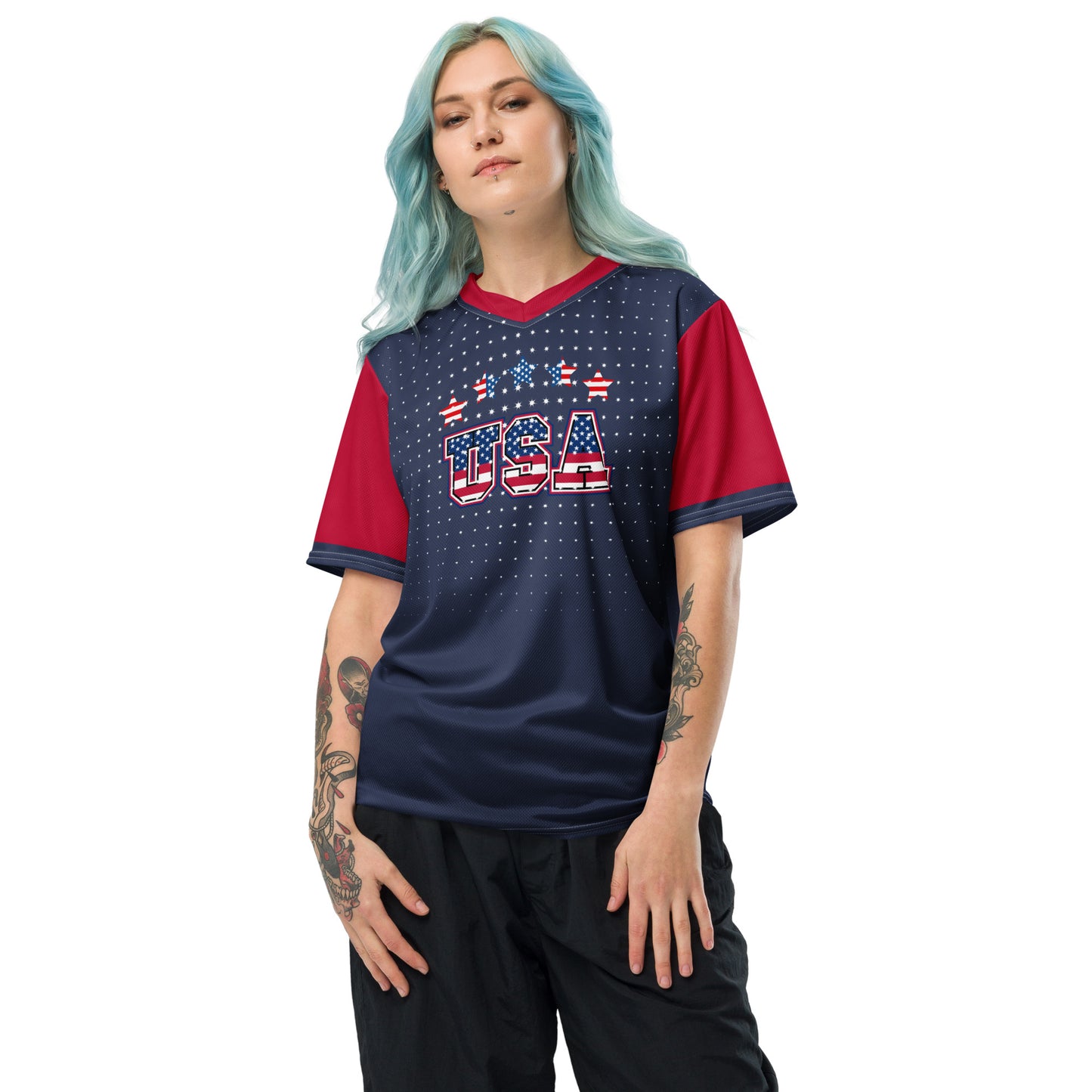 USA SPORTS JERSEY UNISEX ECO FRIENDLY