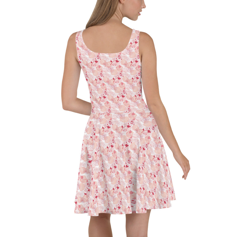 URBANITYCHEK MINI FLORAL SKATER DRESS