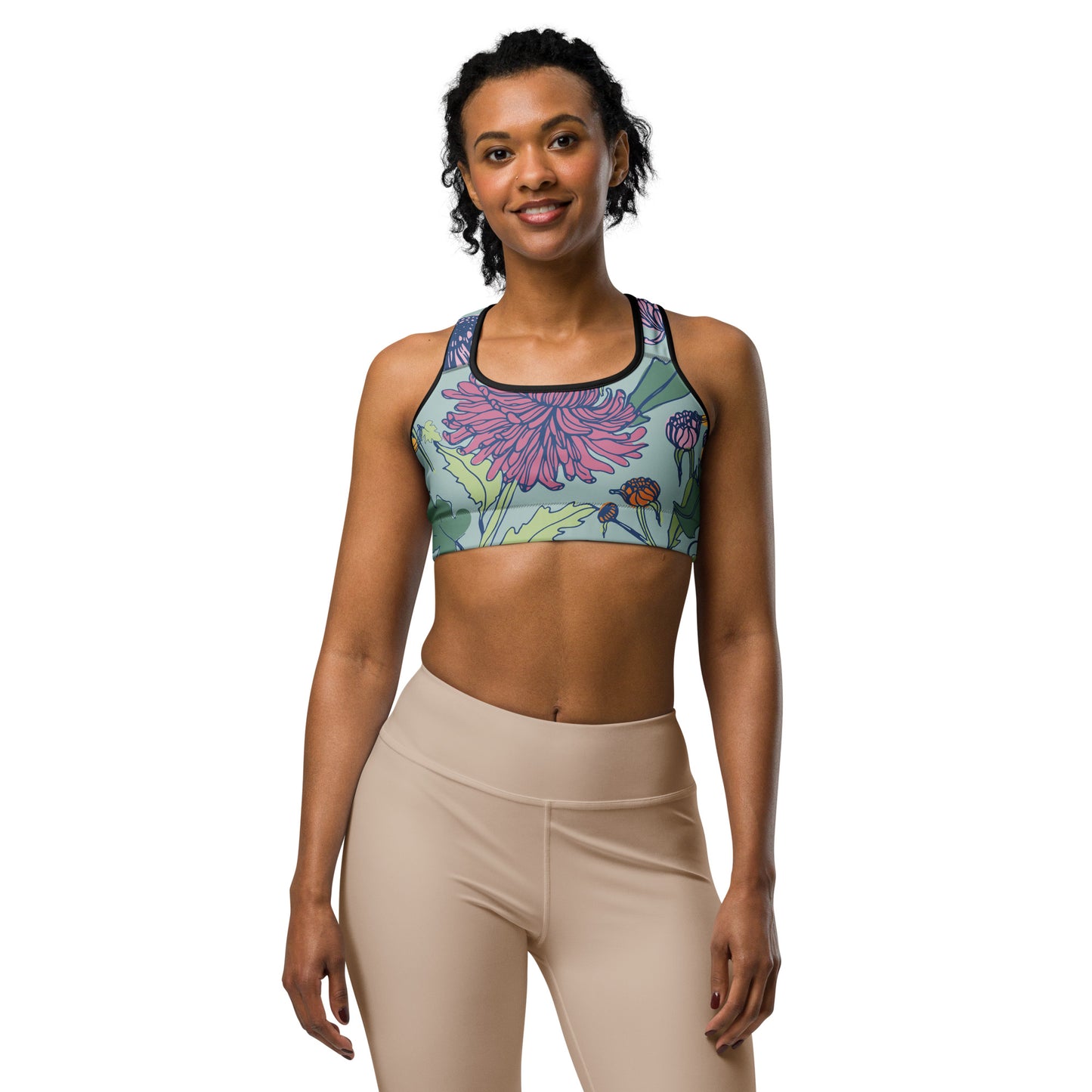 PRINTED PREMIUM SPORTS BRA