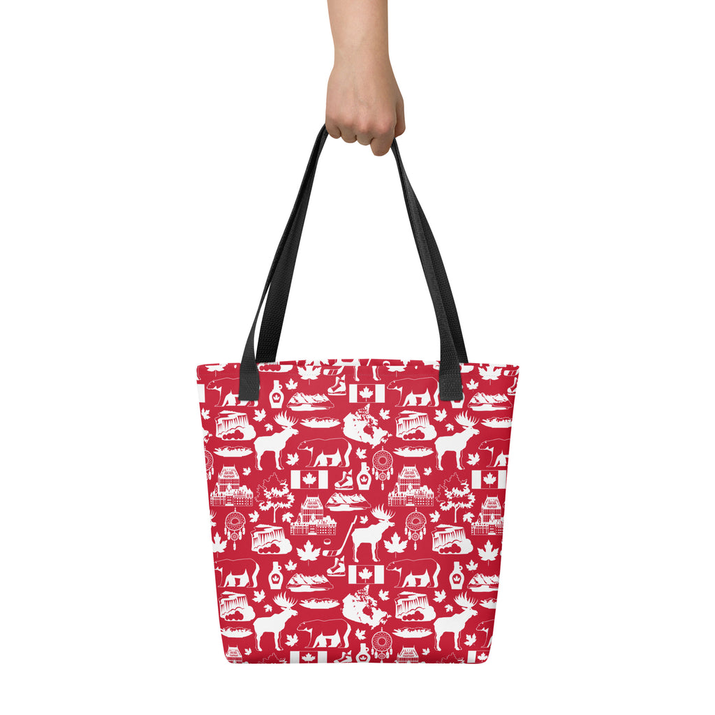 CANADA PATTERN TOTE BAG