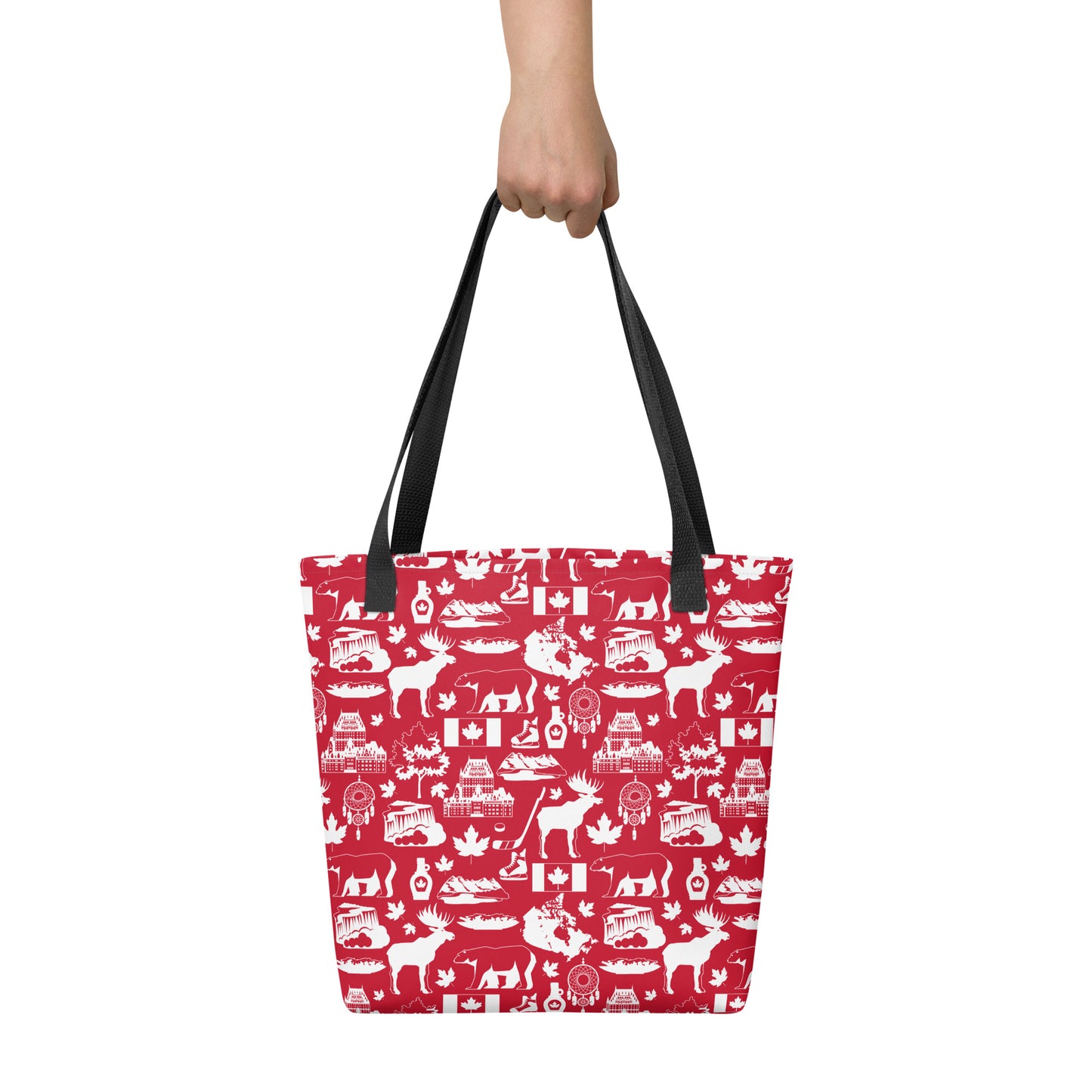 CANADA PATTERN TOTE BAG