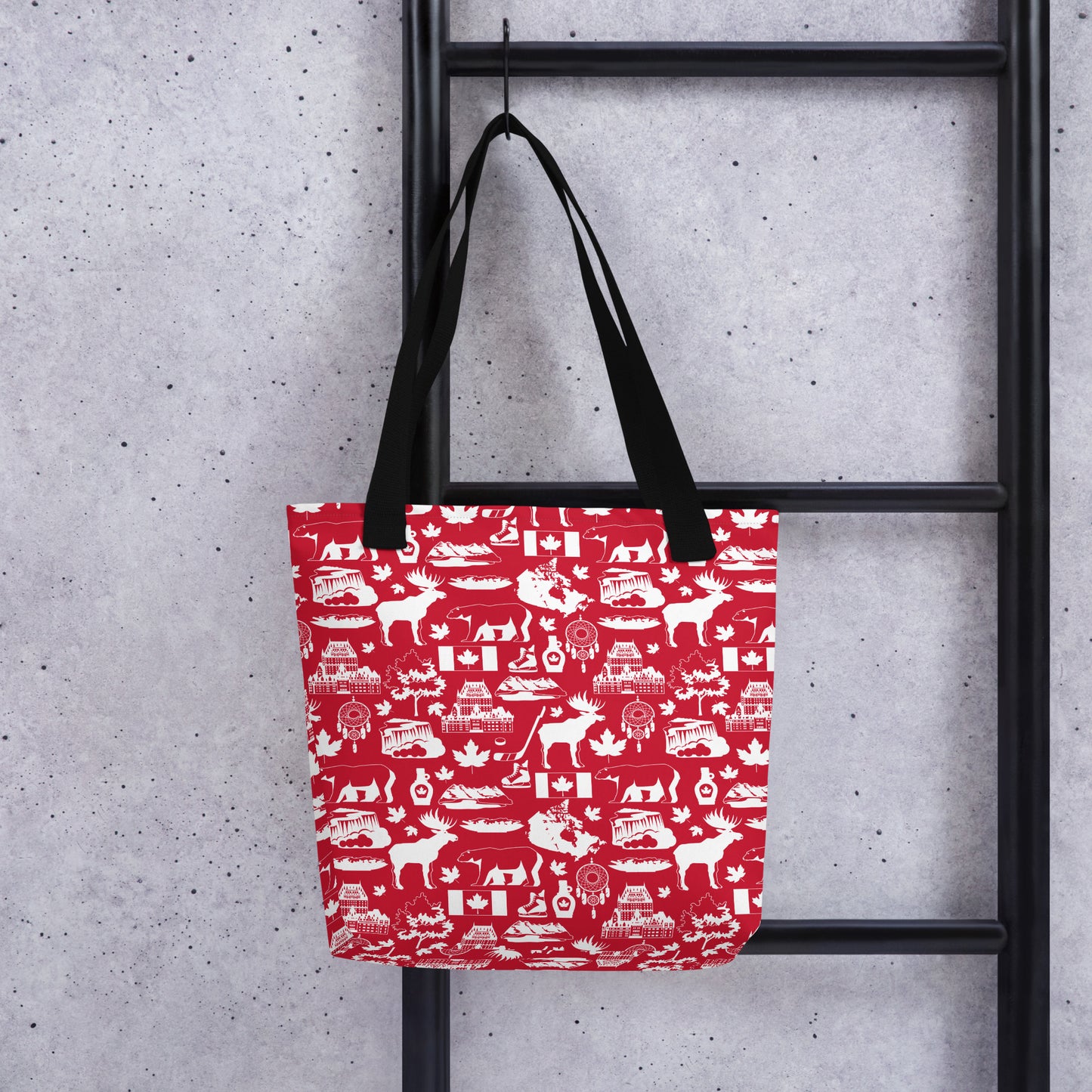 CANADA PATTERN TOTE BAG