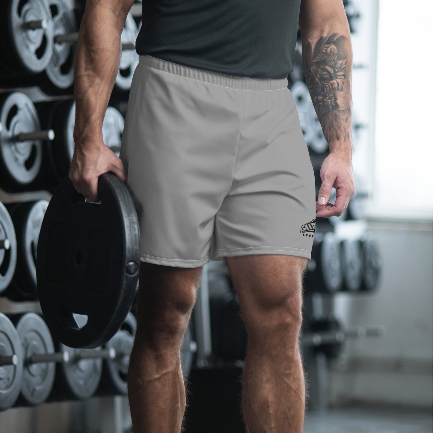 GAINDA MEN'S GYM SHORTS GREY