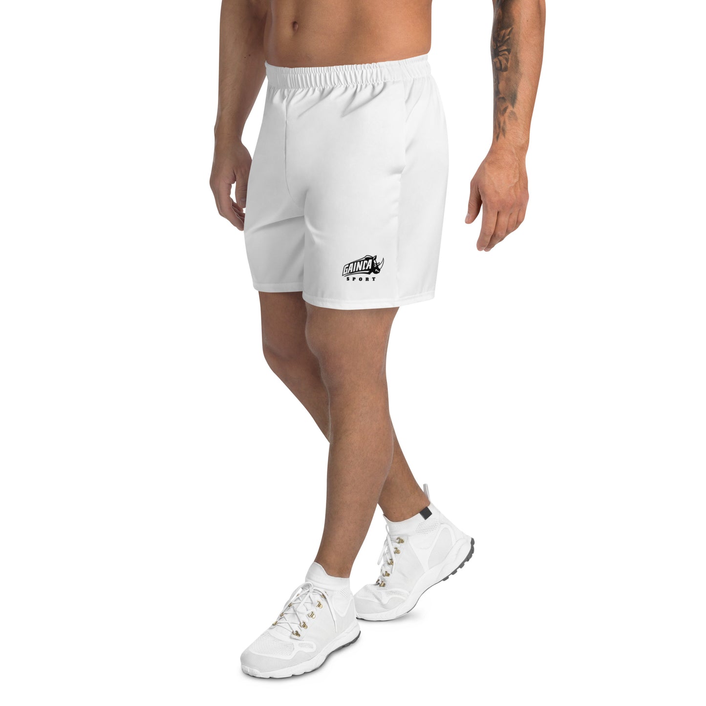 GAINDA MEN'S SPORT LONG SHORT WHITE