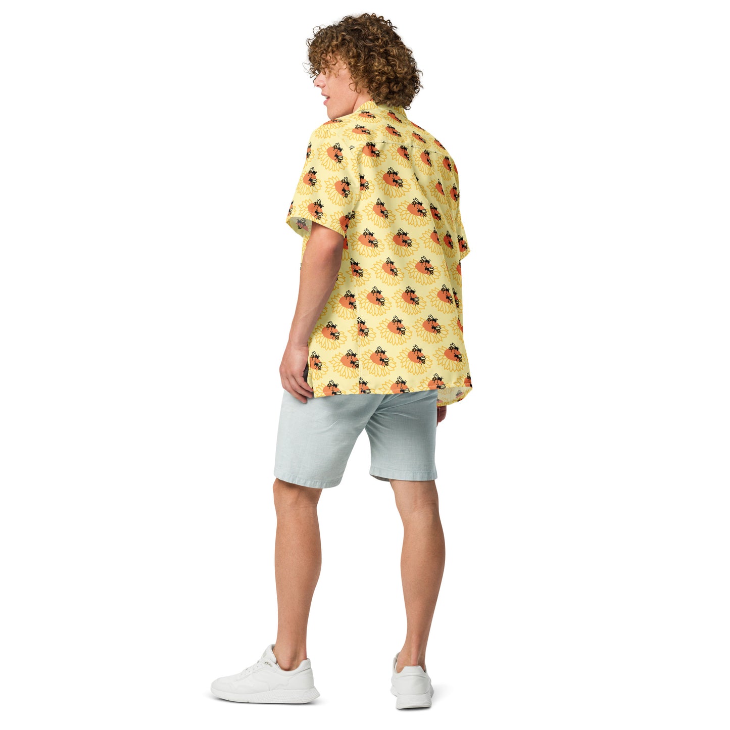 URBANITYCHEK SPRING BEES PREMIUM SHORT SLEEVE SHIRT