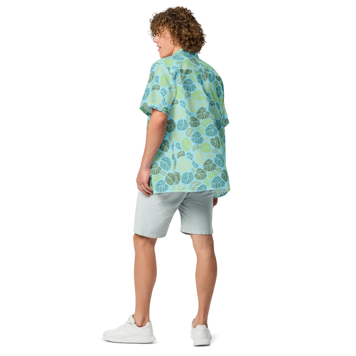 URBANITYCHEK MONSTERA LEAF PREMIUM SHORT SLEEVE SHIRT