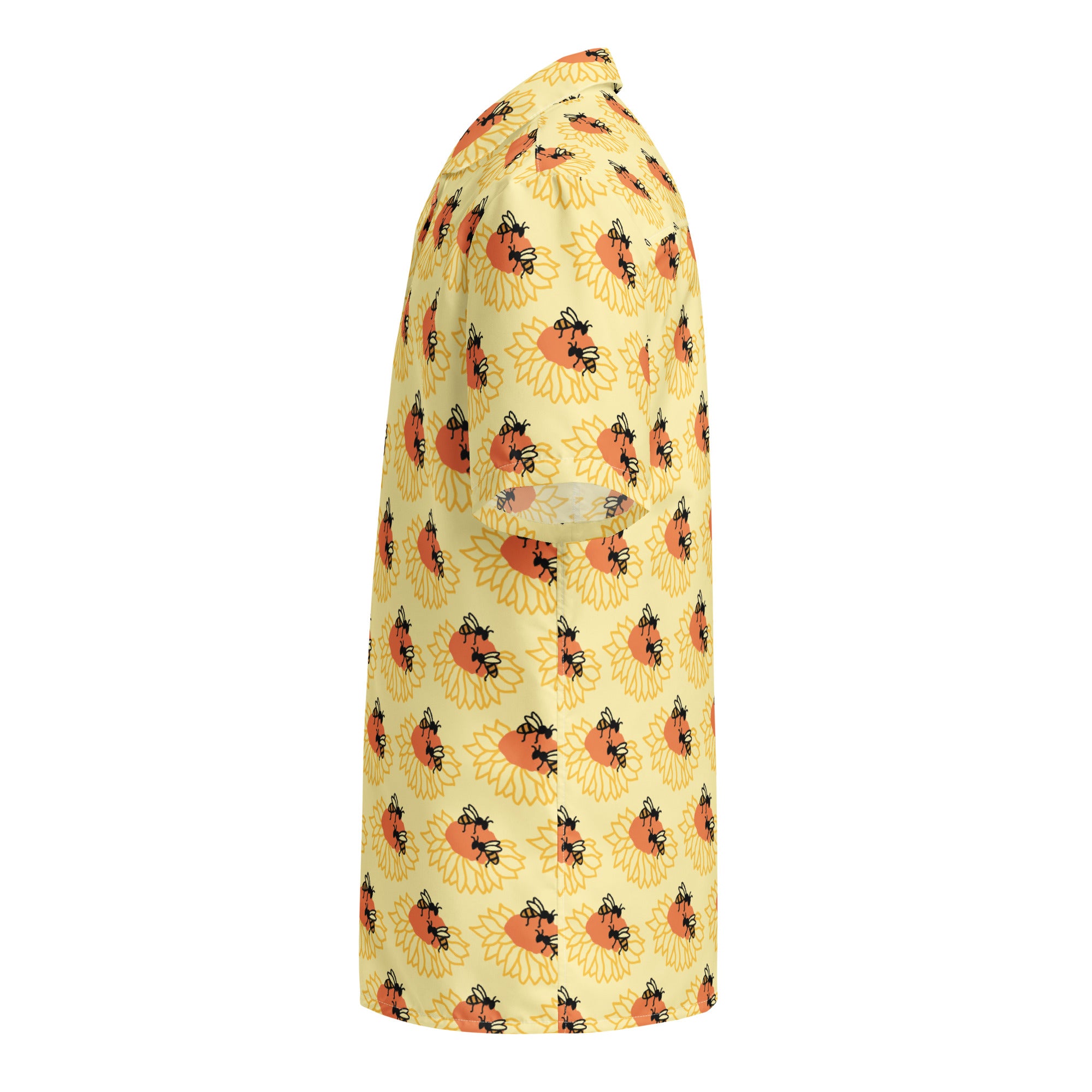 URBANITYCHEK SPRING BEES PREMIUM SHORT SLEEVE SHIRT