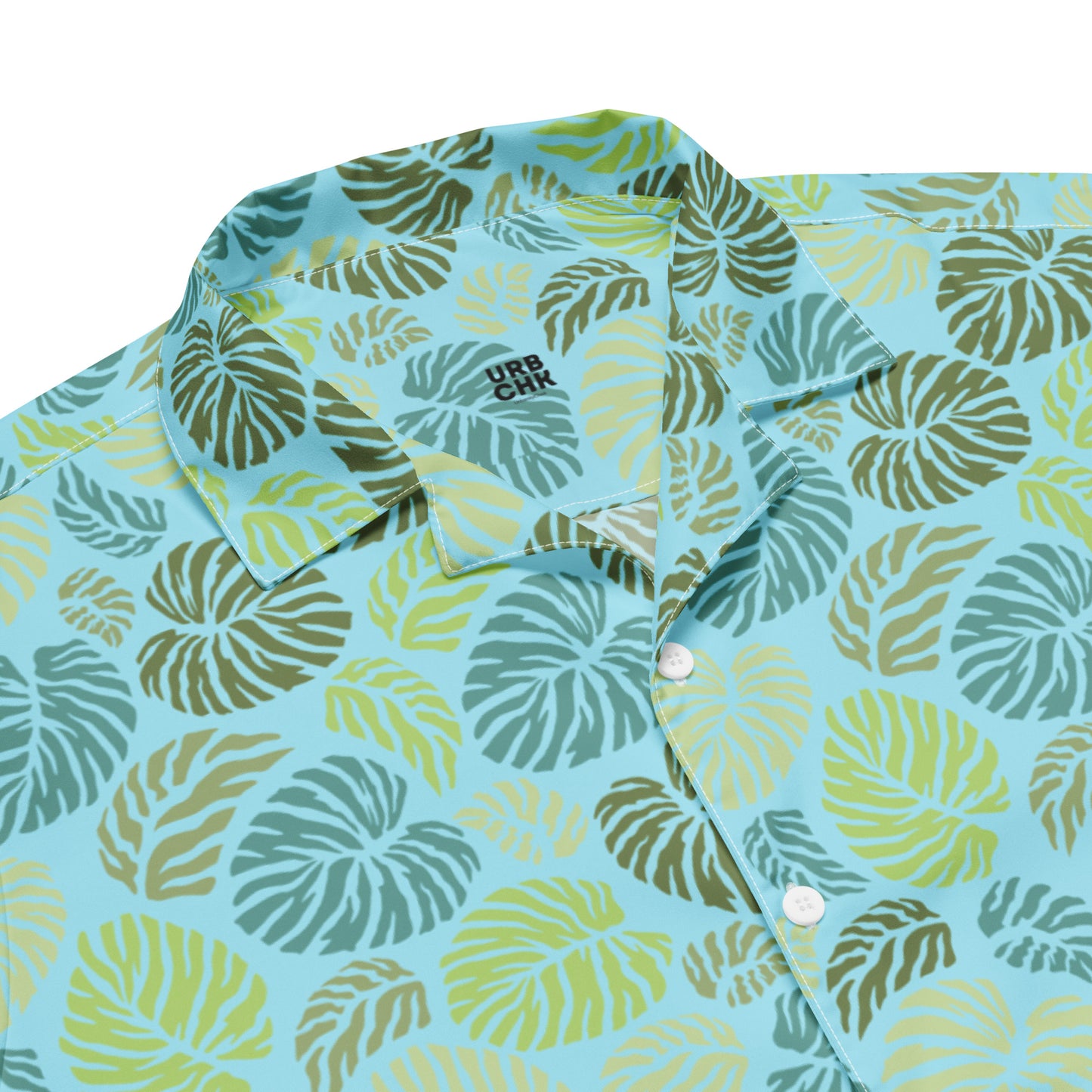 URBANITYCHEK MONSTERA LEAF PREMIUM SHORT SLEEVE SHIRT