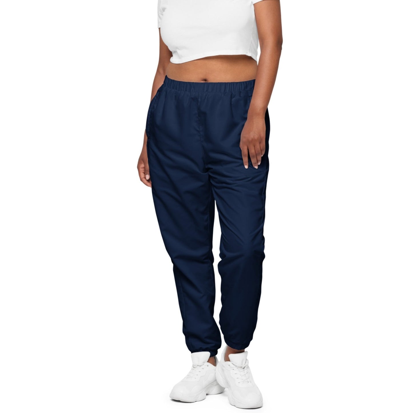 URBANITYCHEK TRACK PANTS NAVY WORKOUT PANT