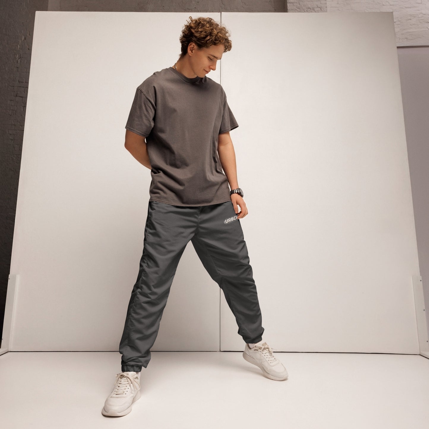 URBANITYCHEK TRACK PANT GYM SHARK