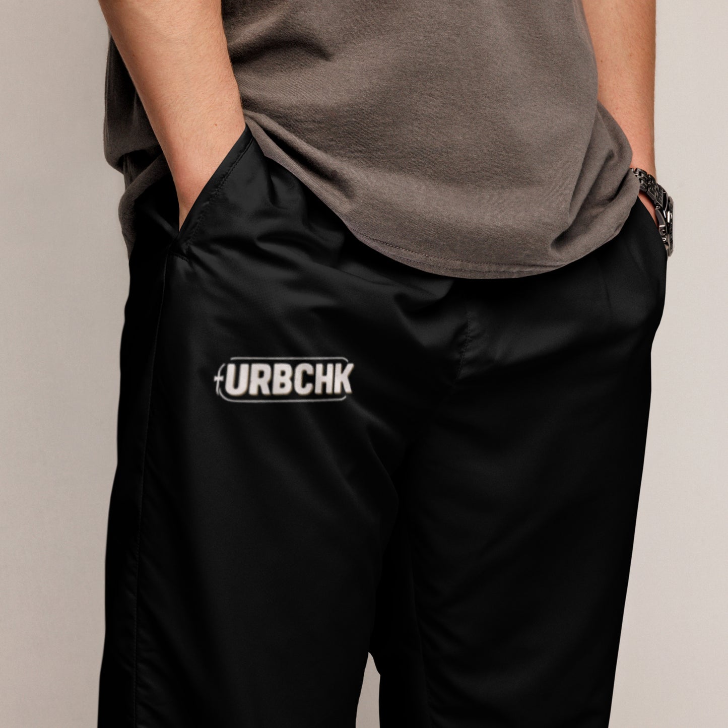 URBANITYCHEK BLACK TRACK PANT FOR MEN FITNESS PANTS