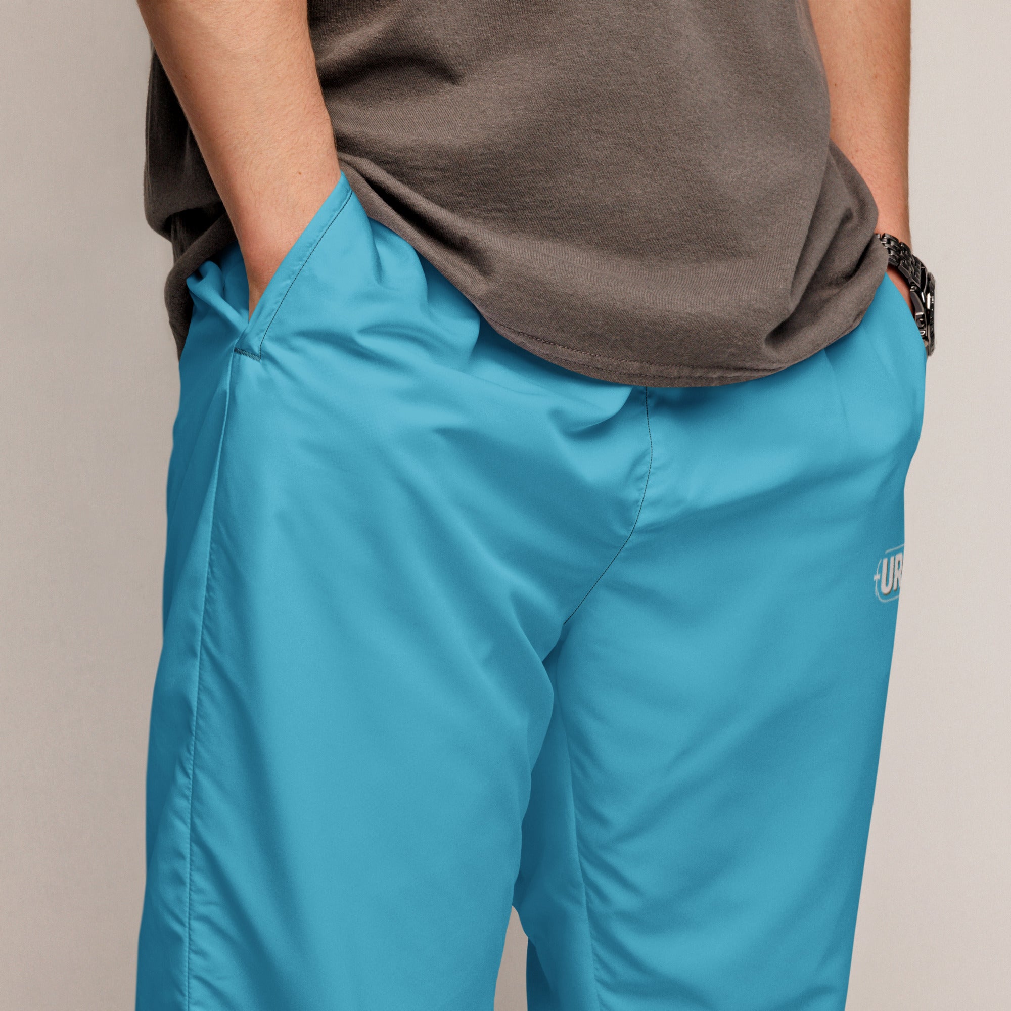 URBANITY CHEK TRACK PANTS GYM PANTS