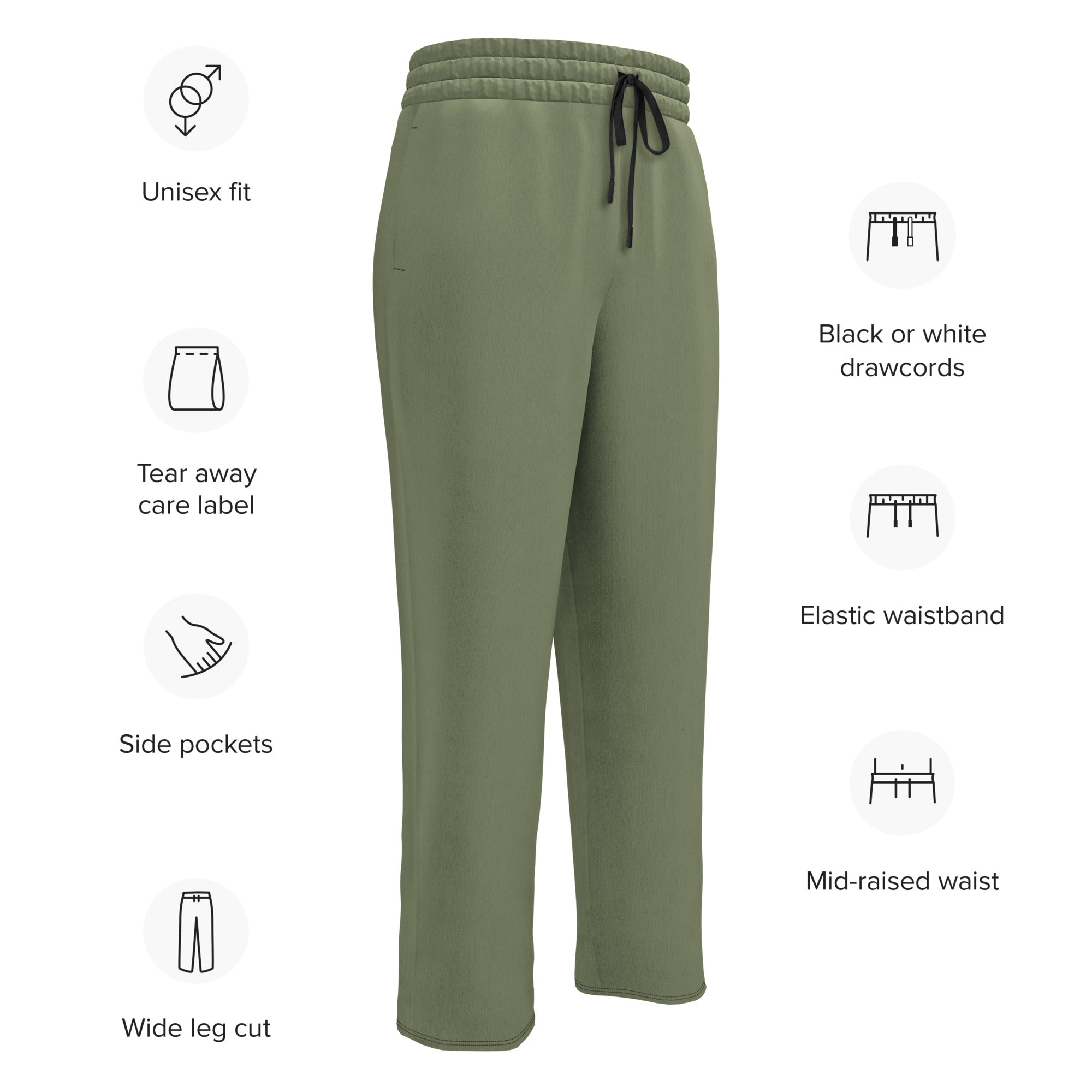ESSENTIAL WIDE LEG JOGGERS FOR MEN