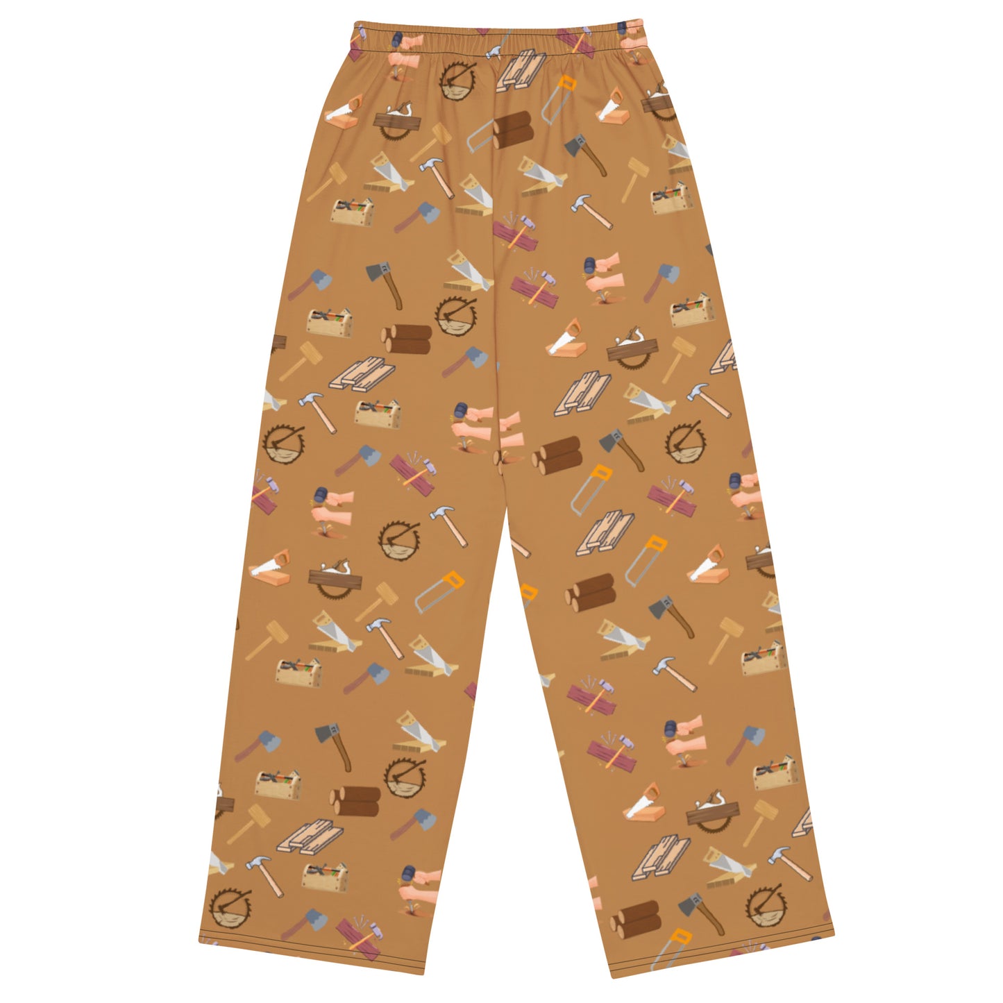 MEN'S PRINTED PAJAMA PANTS WOOD WORK