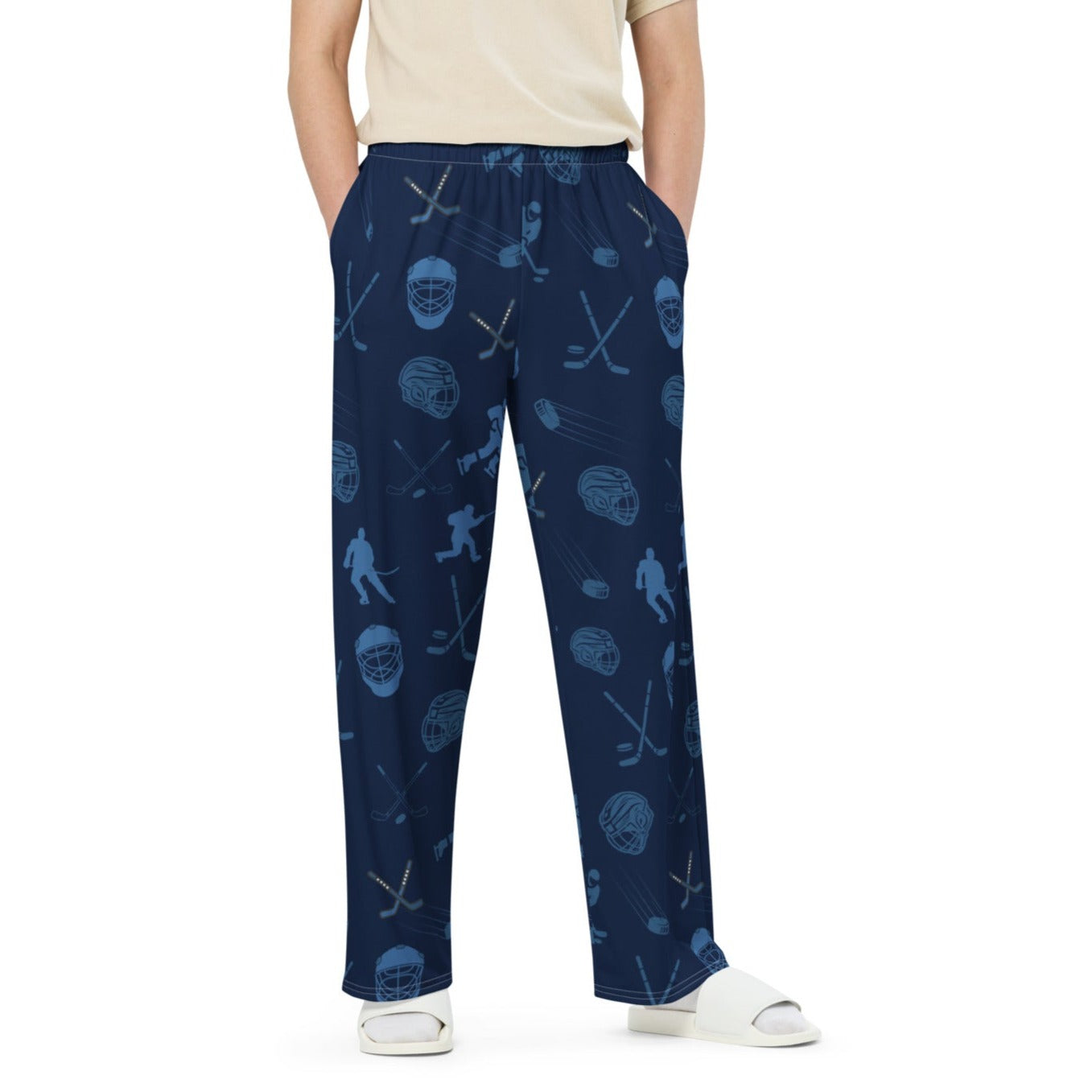 HOCKEY PAJAMAS PRINTED MEN TRENDY PAJAMAS