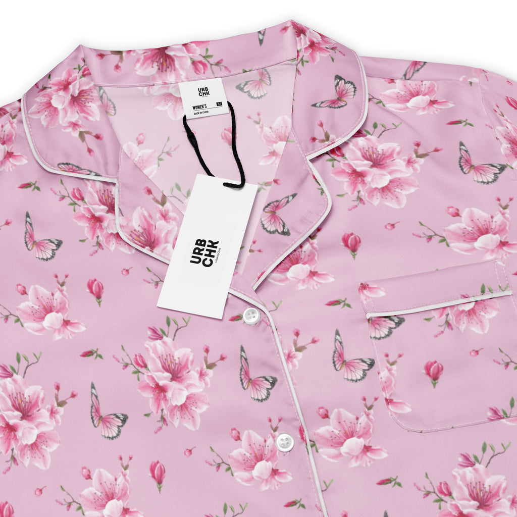 SHORT SLEEVE PAJAMA SET FLORAL