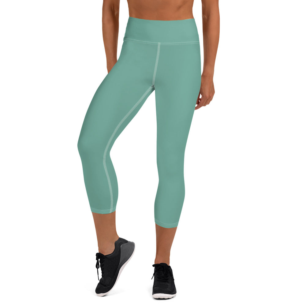 WOMEN'S HIGH WAISTBAND CAPRI LEGGINGS