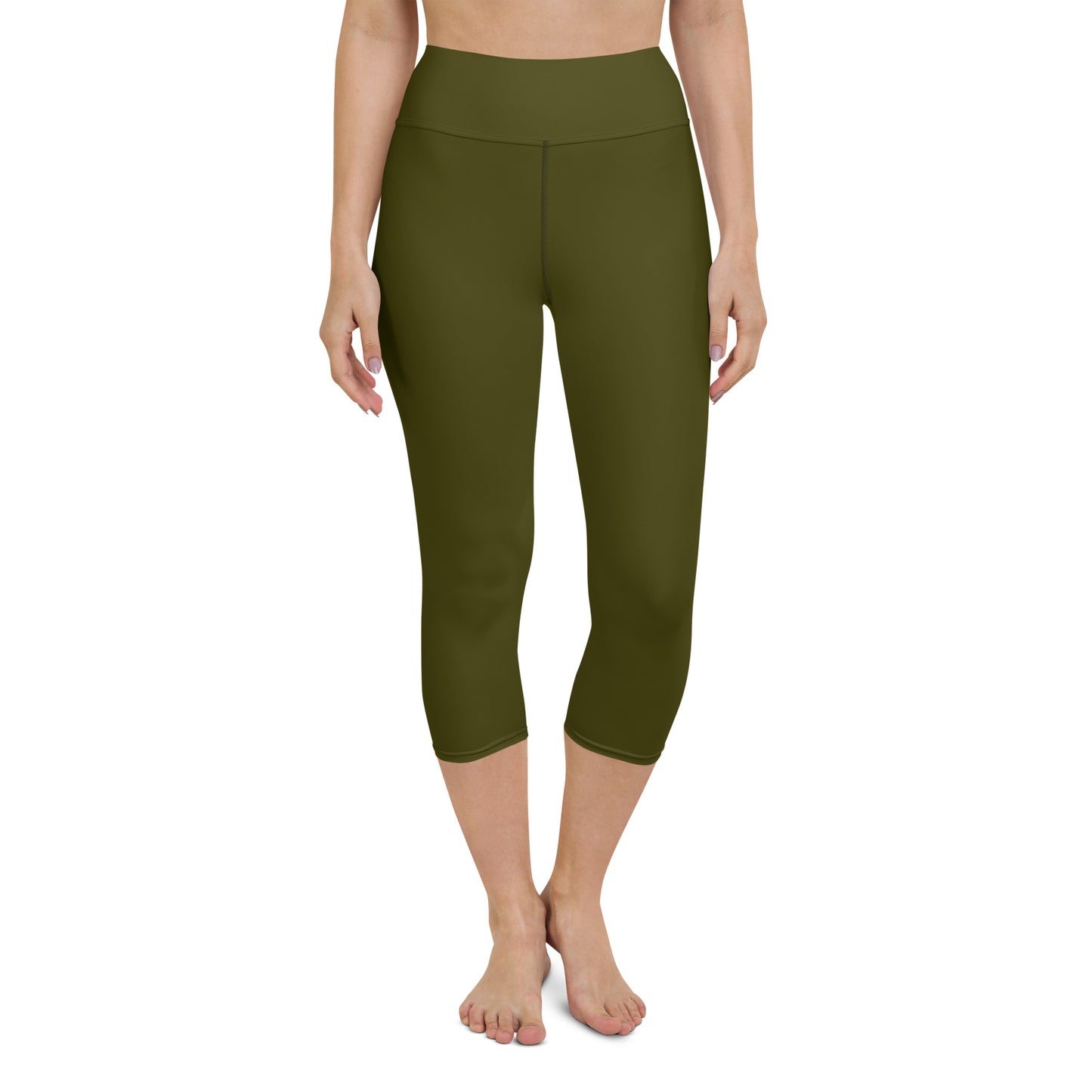 UrbanityChek® PREMIUM HIGH-WAISTED CAPRI LEGGINGS