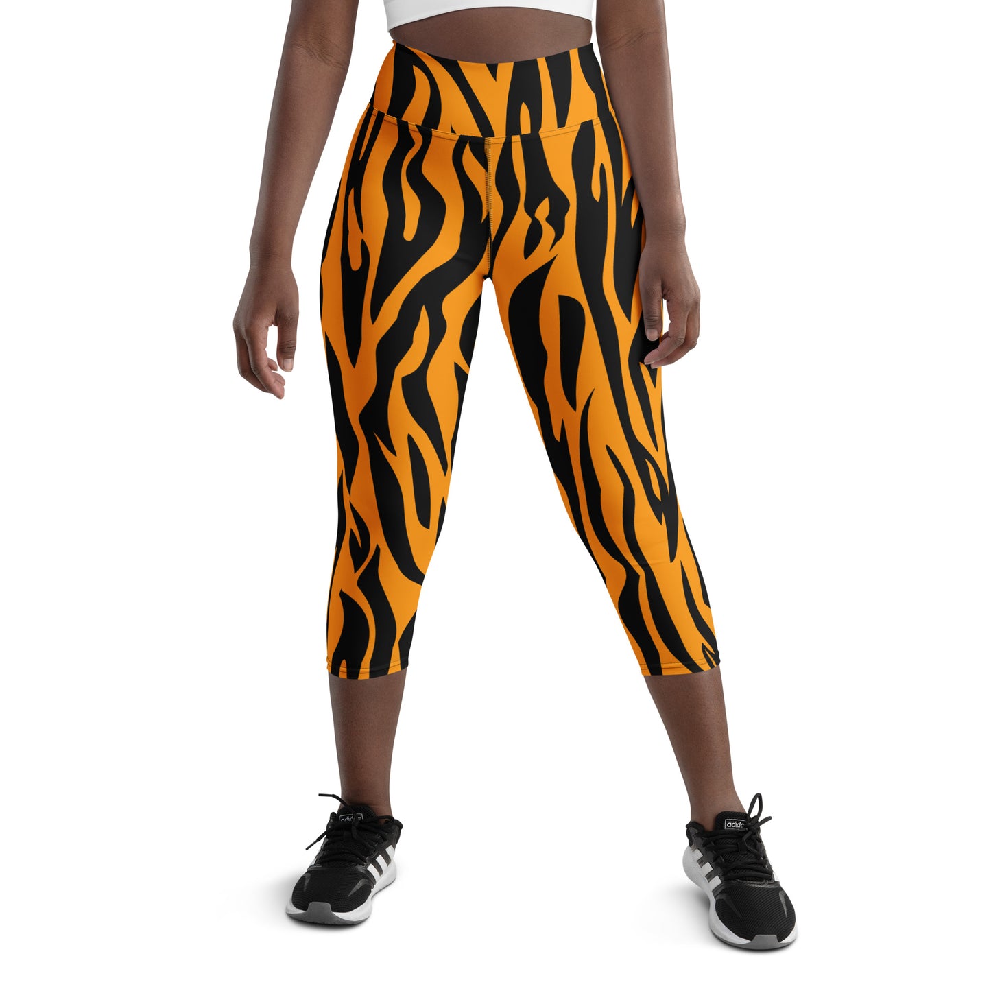 UrbanityChek®  WILD PRINTED CAPRI LEGGINGS