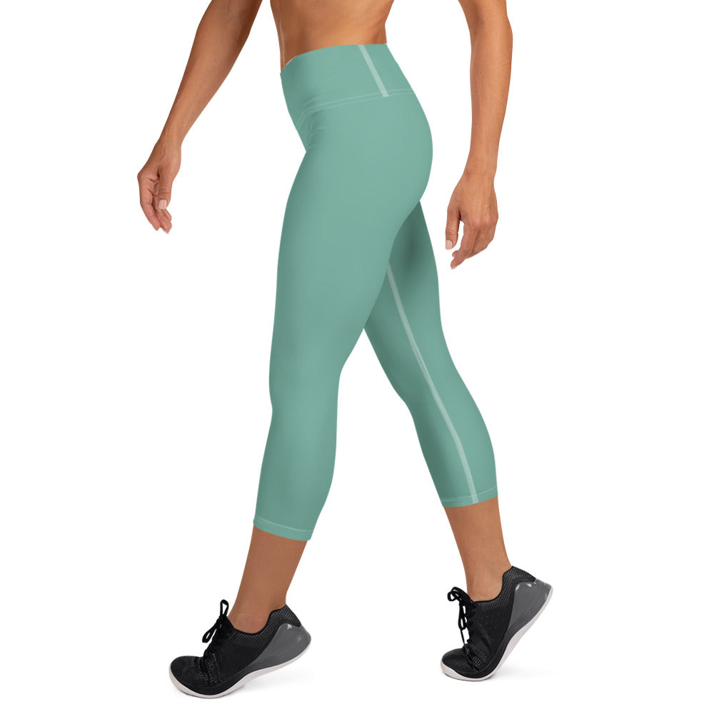 WOMEN'S HIGH WAISTBAND CAPRI LEGGINGS