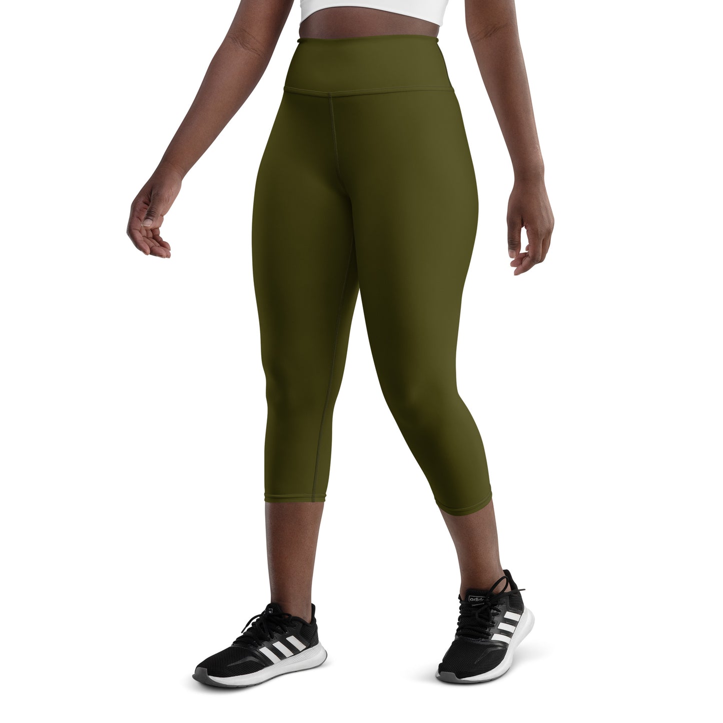 UrbanityChek® PREMIUM HIGH-WAISTED CAPRI LEGGINGS