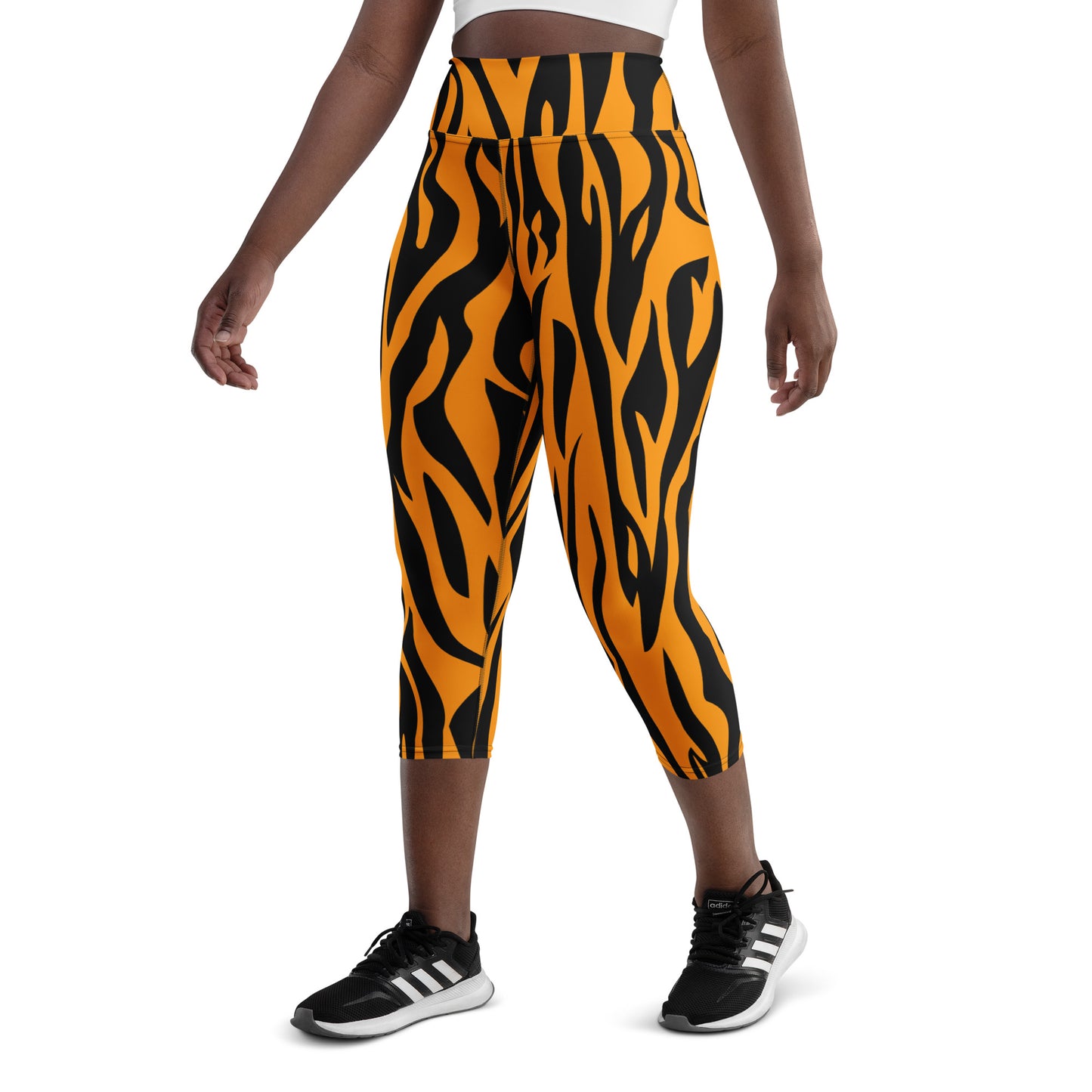 UrbanityChek®  WILD PRINTED CAPRI LEGGINGS