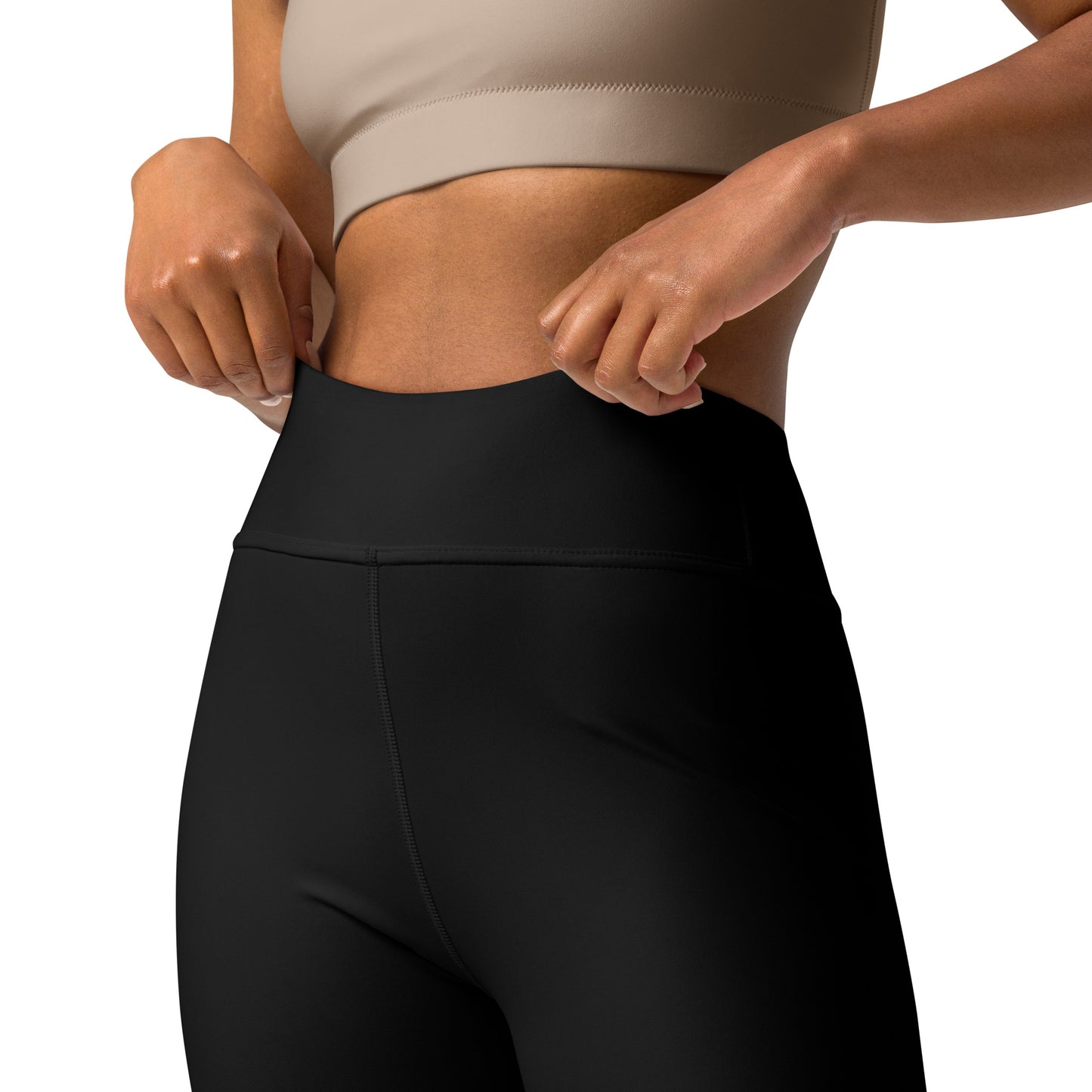 WOMEN'S BLACK PREMIUM WORKOUT LEGGINGS WITH POCKET