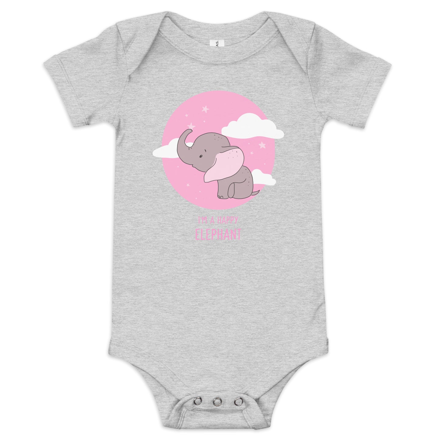 CUTE ELEPHANT ONE PIECE BABY BODYSUIT