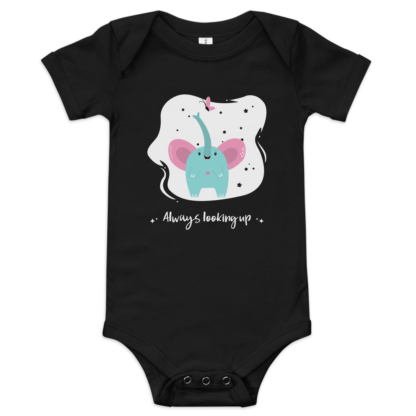 BABY ONE PIECE COTTON CUTE ELEPHANT BODYSUIT