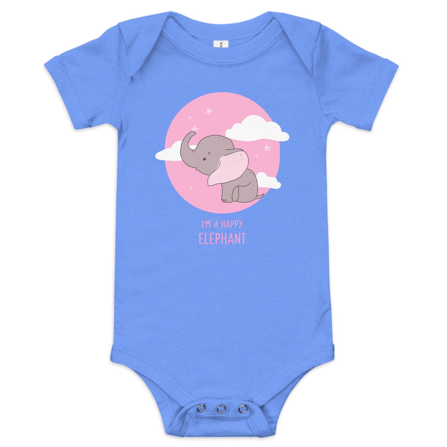 CUTE ELEPHANT ONE PIECE BABY BODYSUIT