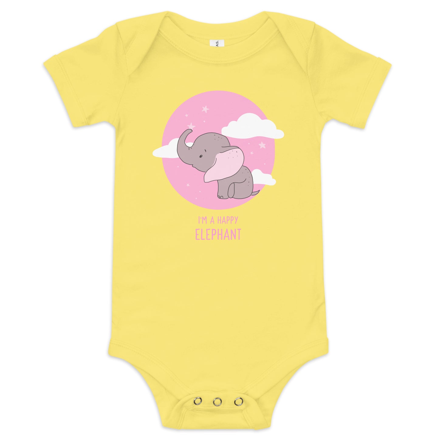 CUTE ELEPHANT ONE PIECE BABY BODYSUIT