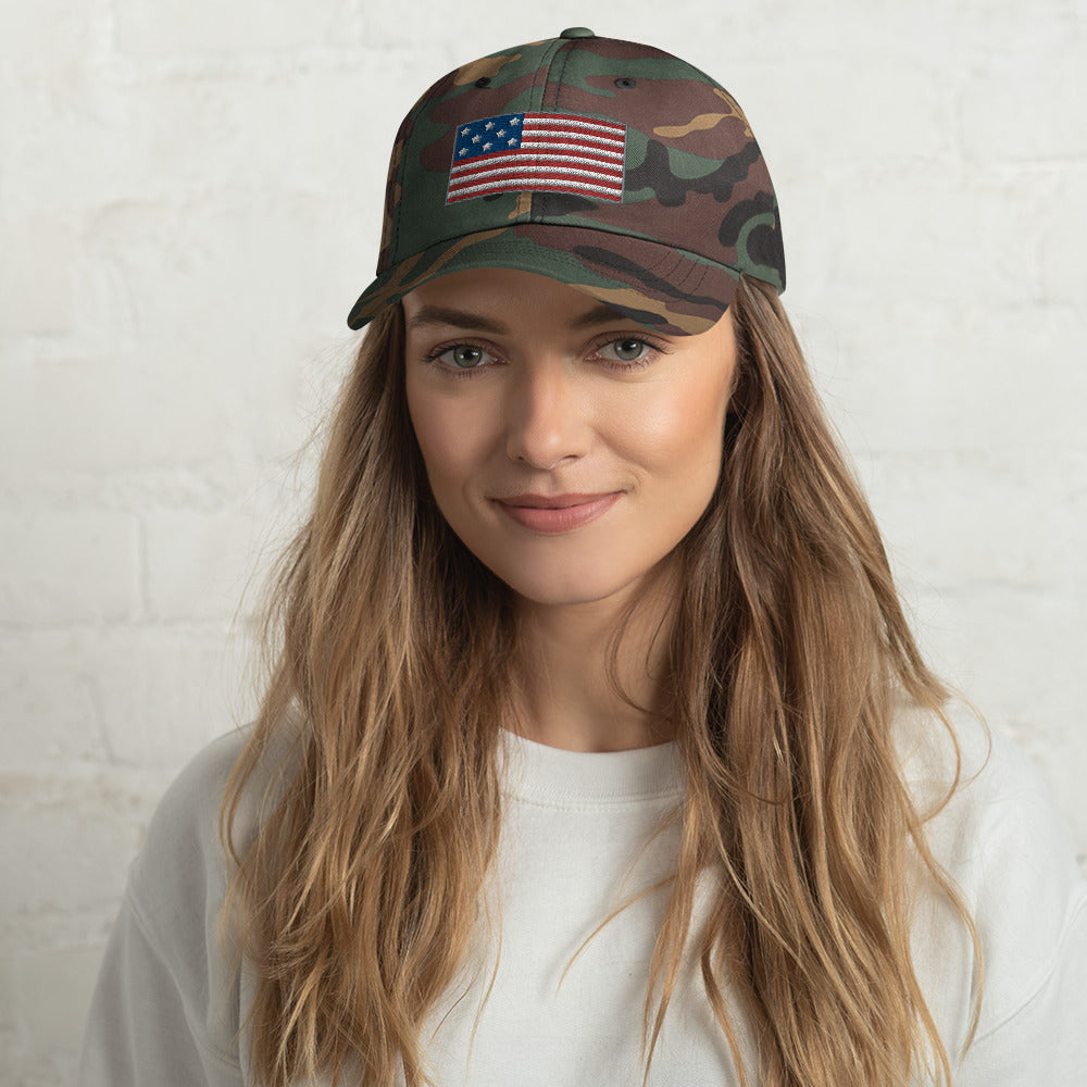 USA FLAG DAD HAT PREMIIUM HATS