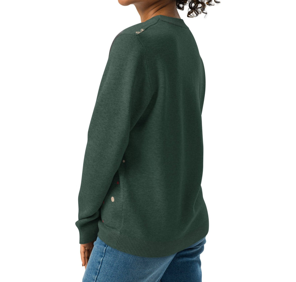 knitted crew neck sweater