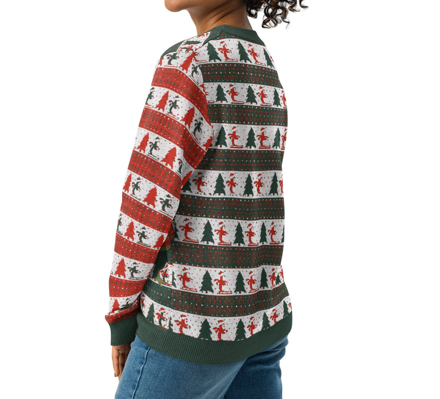 UGLY CHRISTMAS SWEATER KNITTED CREW NECK PARTY SWEATER