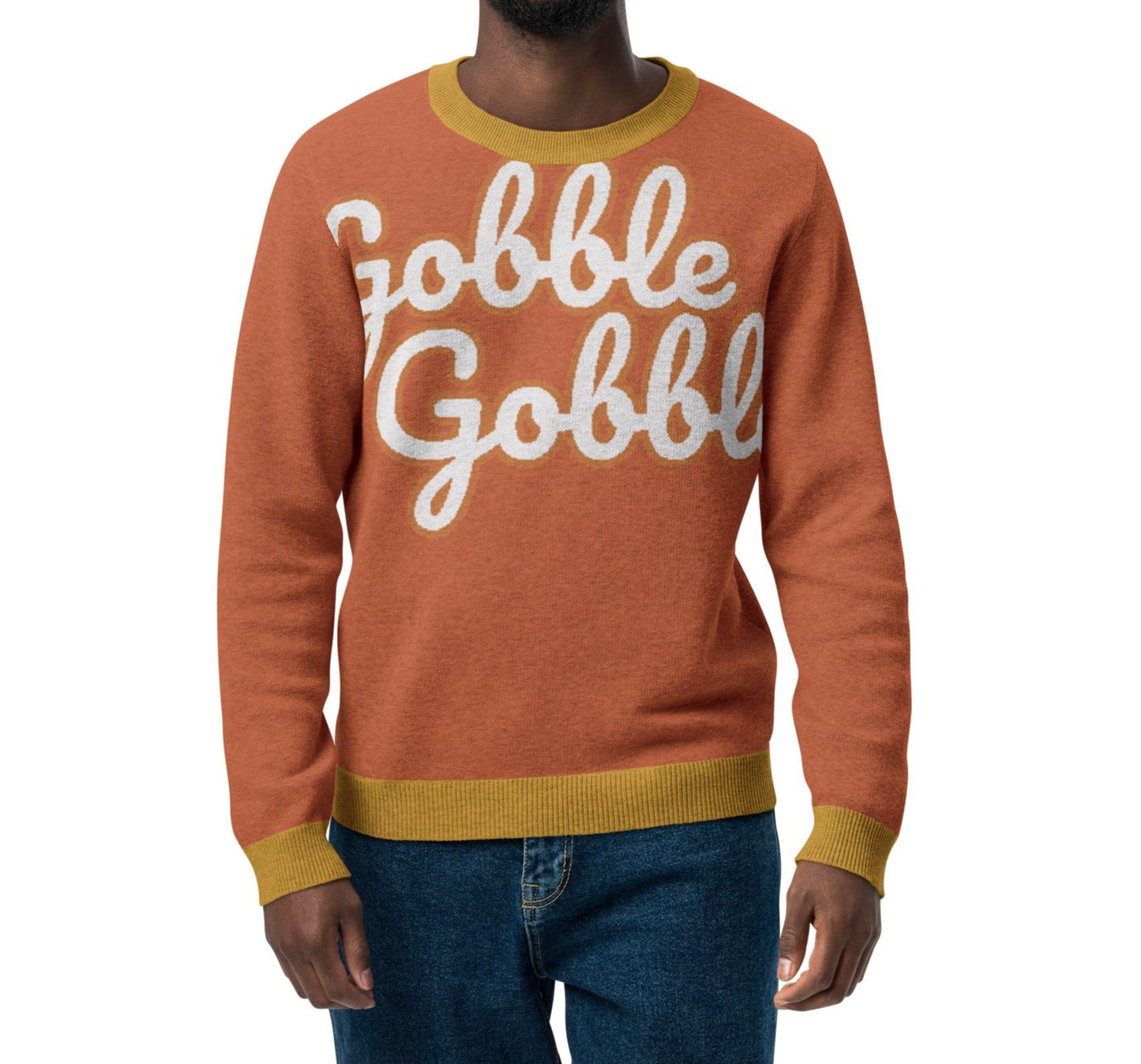 GOBBLE GOBBLE KNITTED CREW NECK SWEATER UNISEX