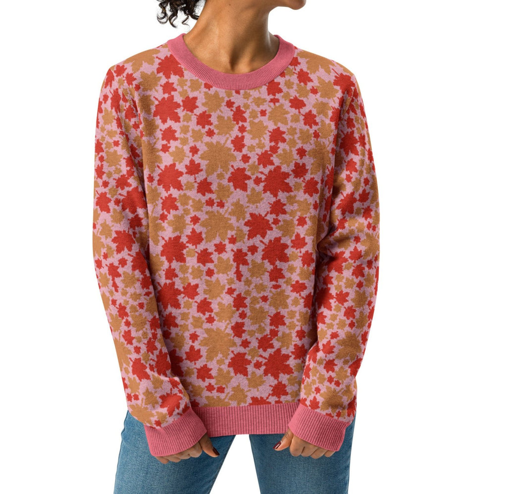 classic fit knitted neck sweater