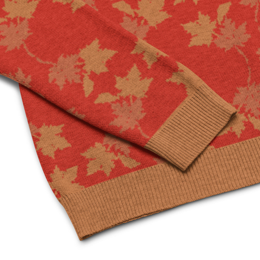 classic fit knitted crew neck sweater