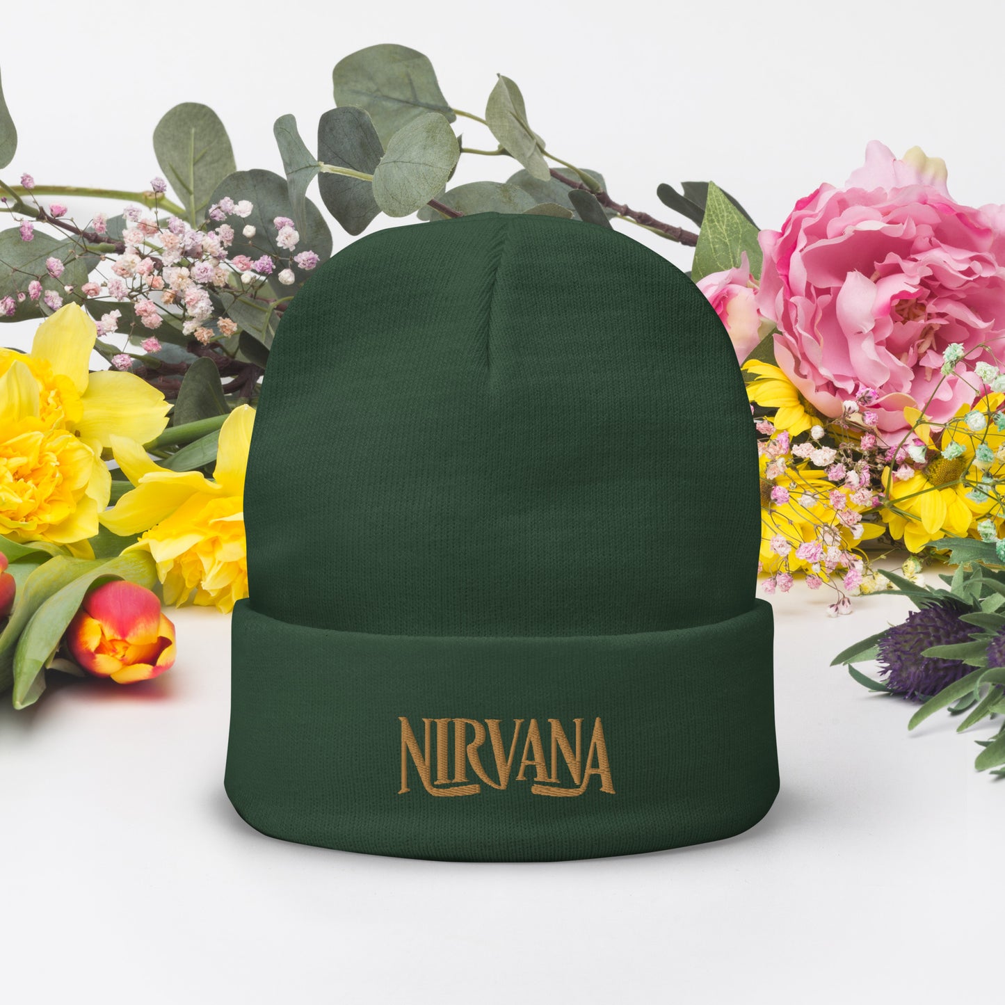 NIRVANA EMBROIDERED BEANIE