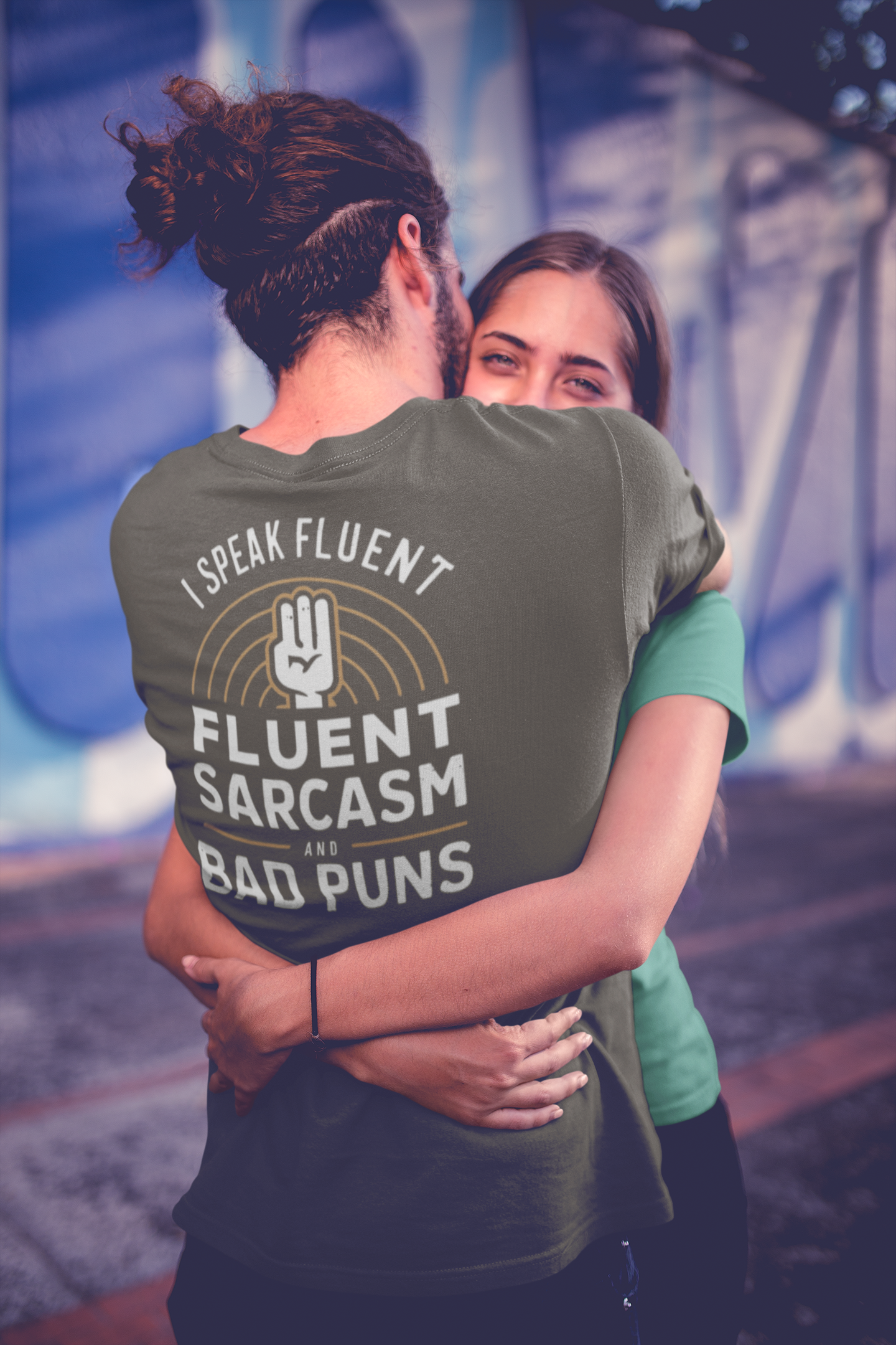 I SPEAK FLUENT SARCASM T-SHIRT FUNNY MEN'S SHIRTS