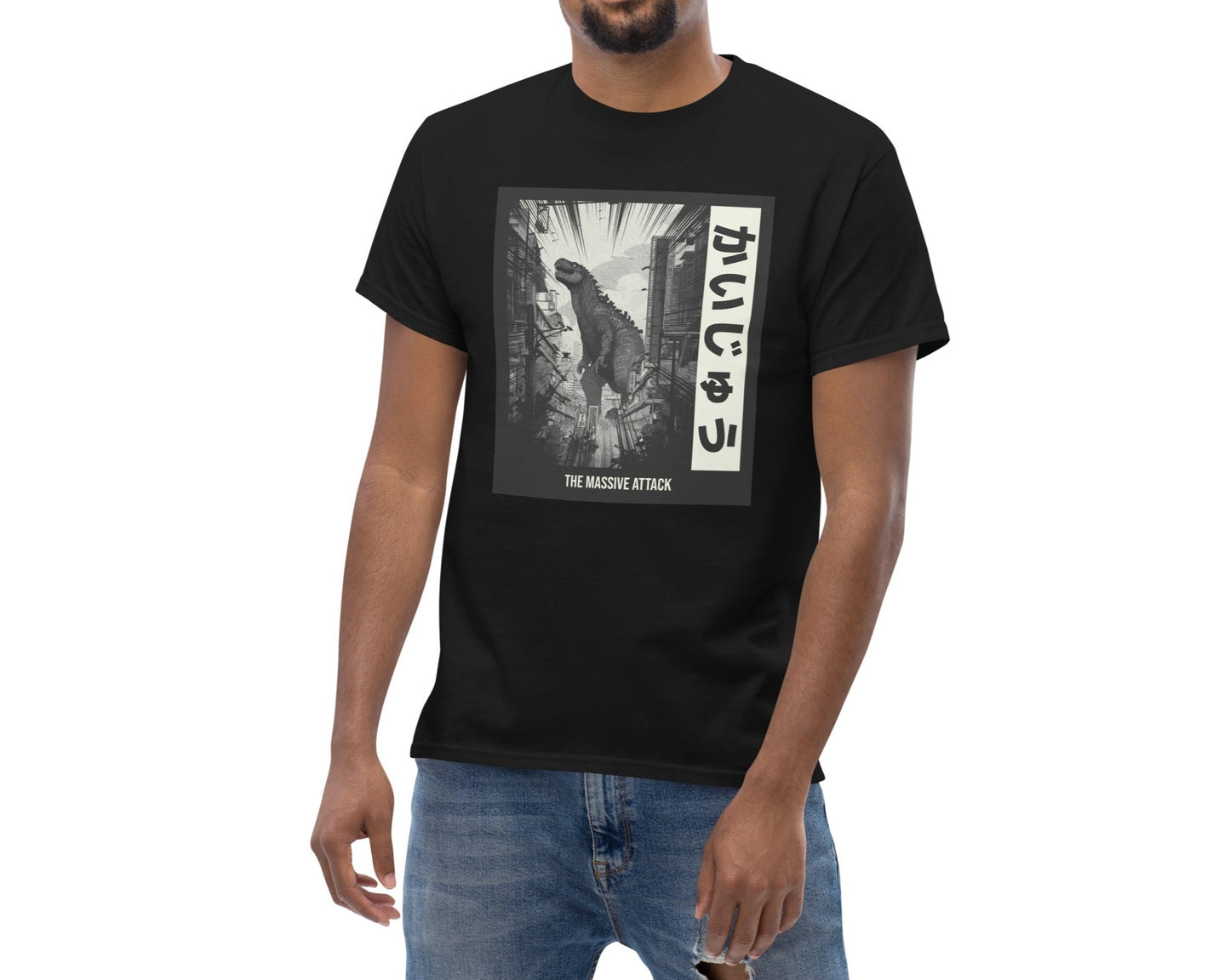 MEN'S CLASSIC TSHIRT, GODZILLA TSHIRTS, GRAPHICH TSHIRTS MEN