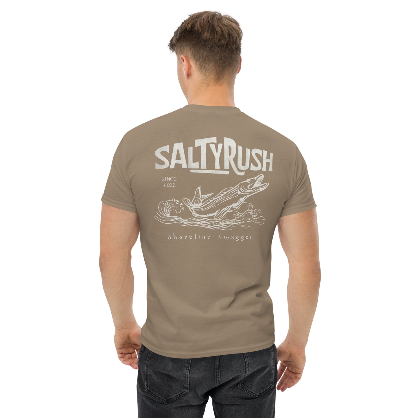 SALTYRUSH COTTON CREWNECK TEE