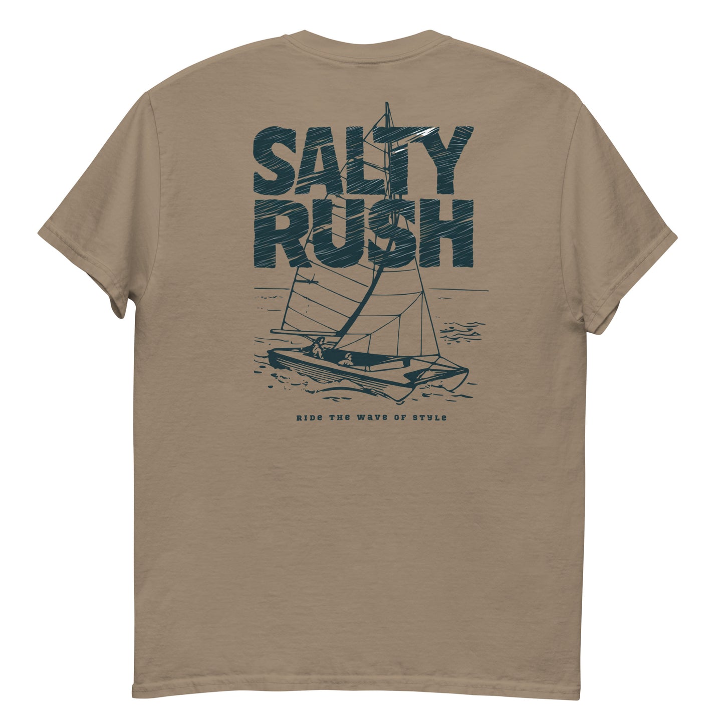 SALTYRUSH RIDE THE WAVE CREWNECK COTTON TSHIRT